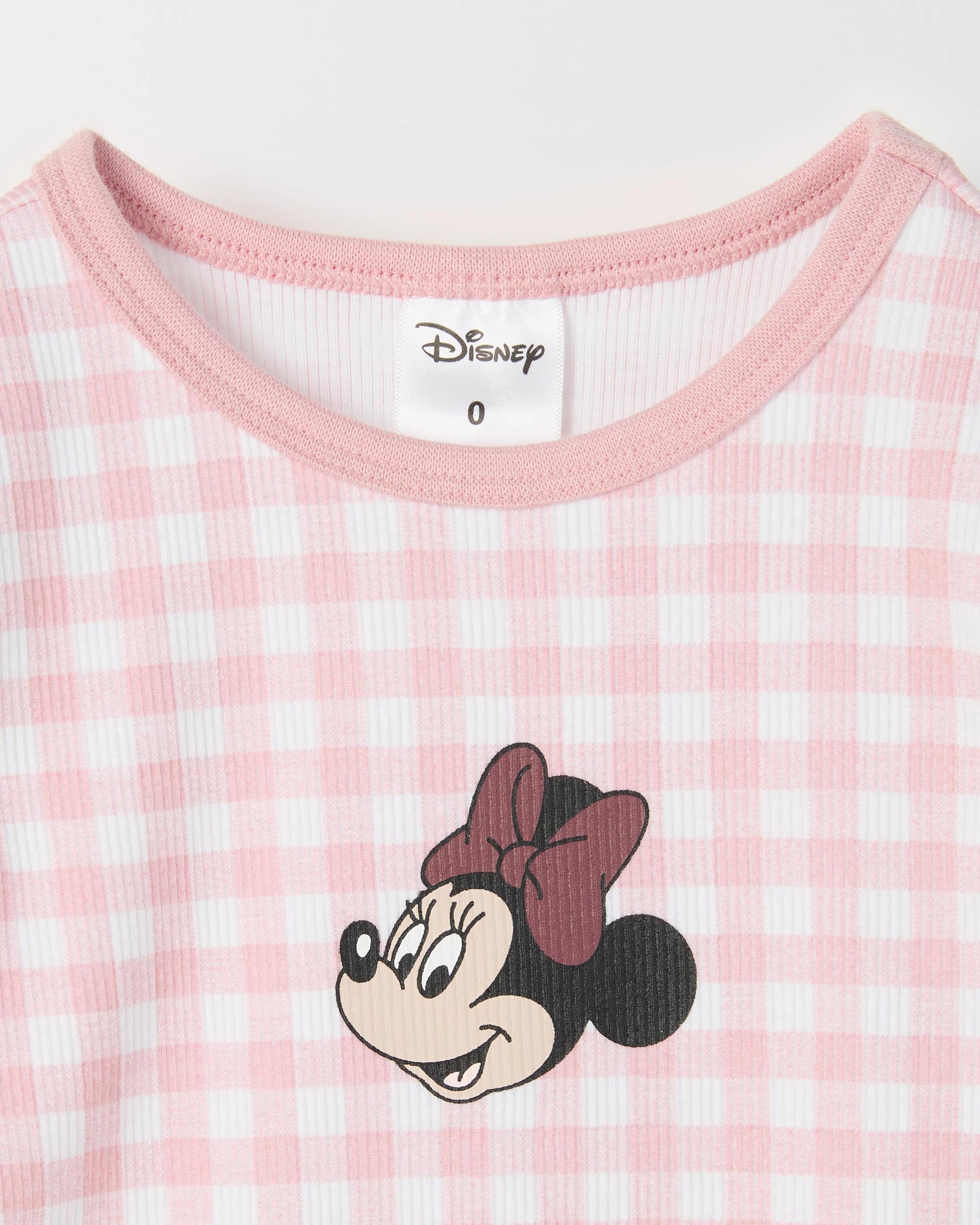 3 Disney Minnie Mouse Organic Cotton Baby Bodysuit and Leggings Set MINNIE, 3 of 3