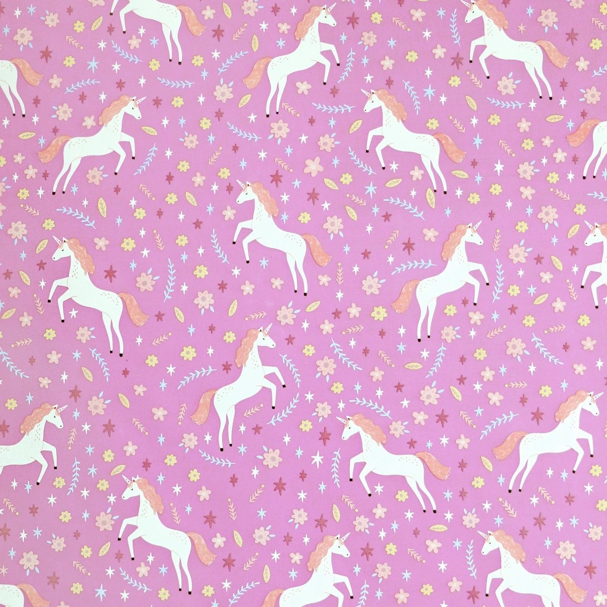 2 Hallmark Gift Wrap Roll - Unicorn, 2 of 2