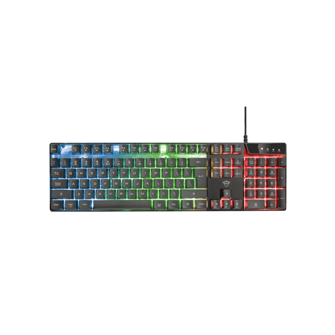 7 Trust International Trust GXT838 Azor Wired RGB Gaming Mouse and Keyboard Combo - Black, 7 of 10