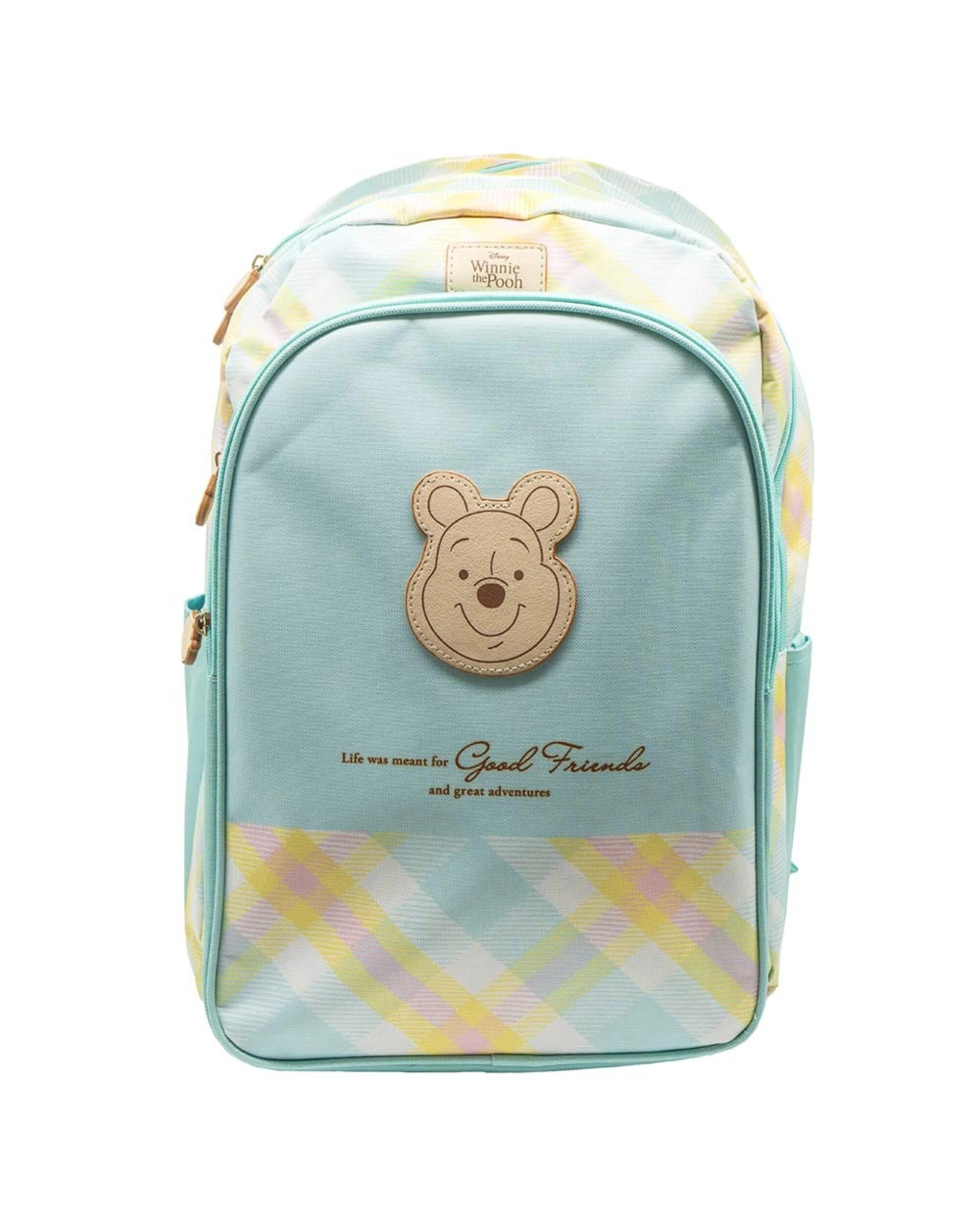 1 Disney - Winnie The Pooh Good Friends Tartan Backpack - Pastel, 1 of 5
