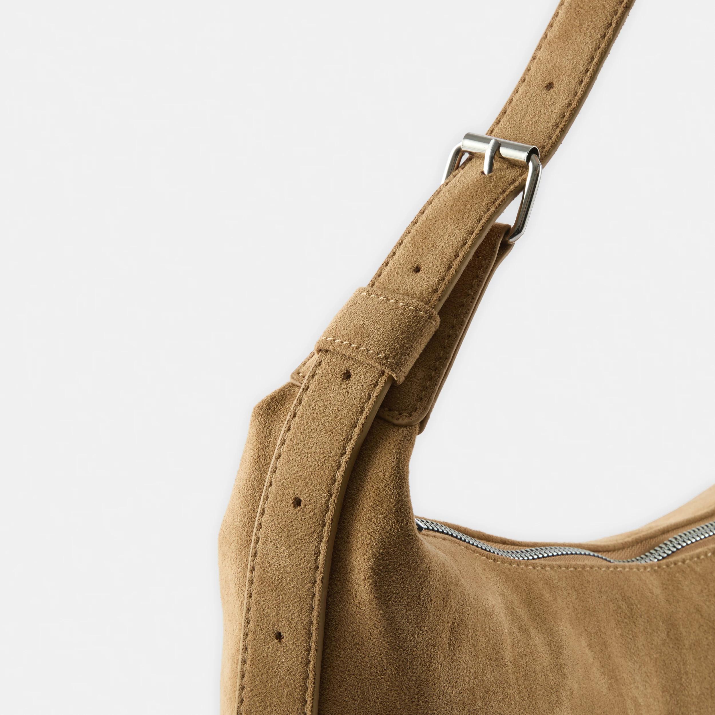 3 Crescent Crossbody Bag CAMEL TAN, 3 of 5