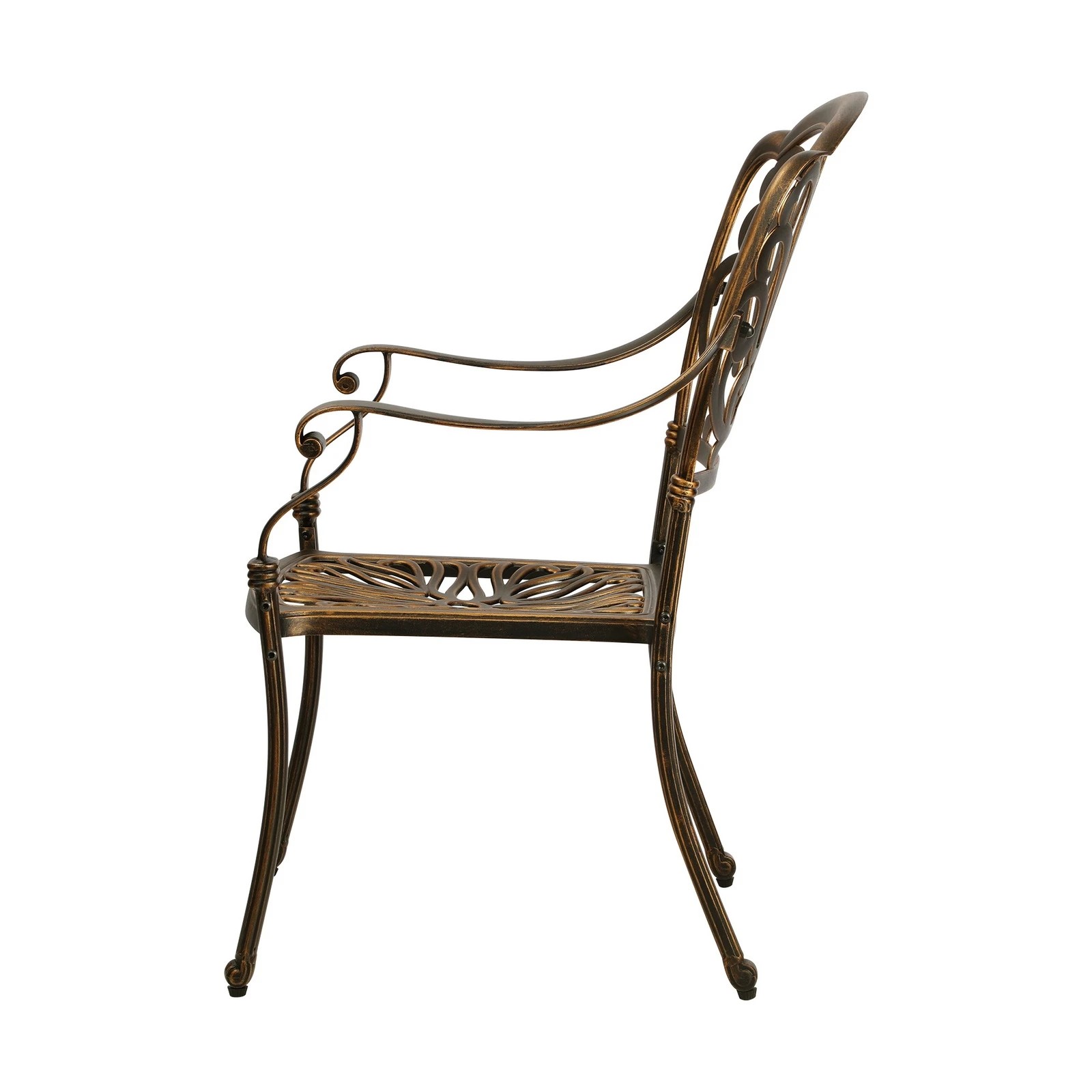 8 Livsip Outdoor Dining Chairs Cast Aluminium Patio Garden Furniture Set Of 2
 - Bronze, 8 of 10