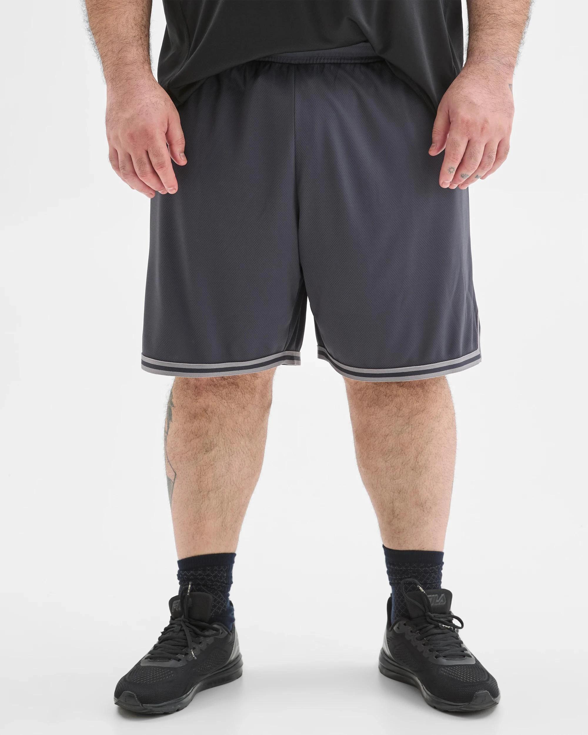 3 Target Plus Size Active Basketball Shorts GUNMETAL, 3 of 6