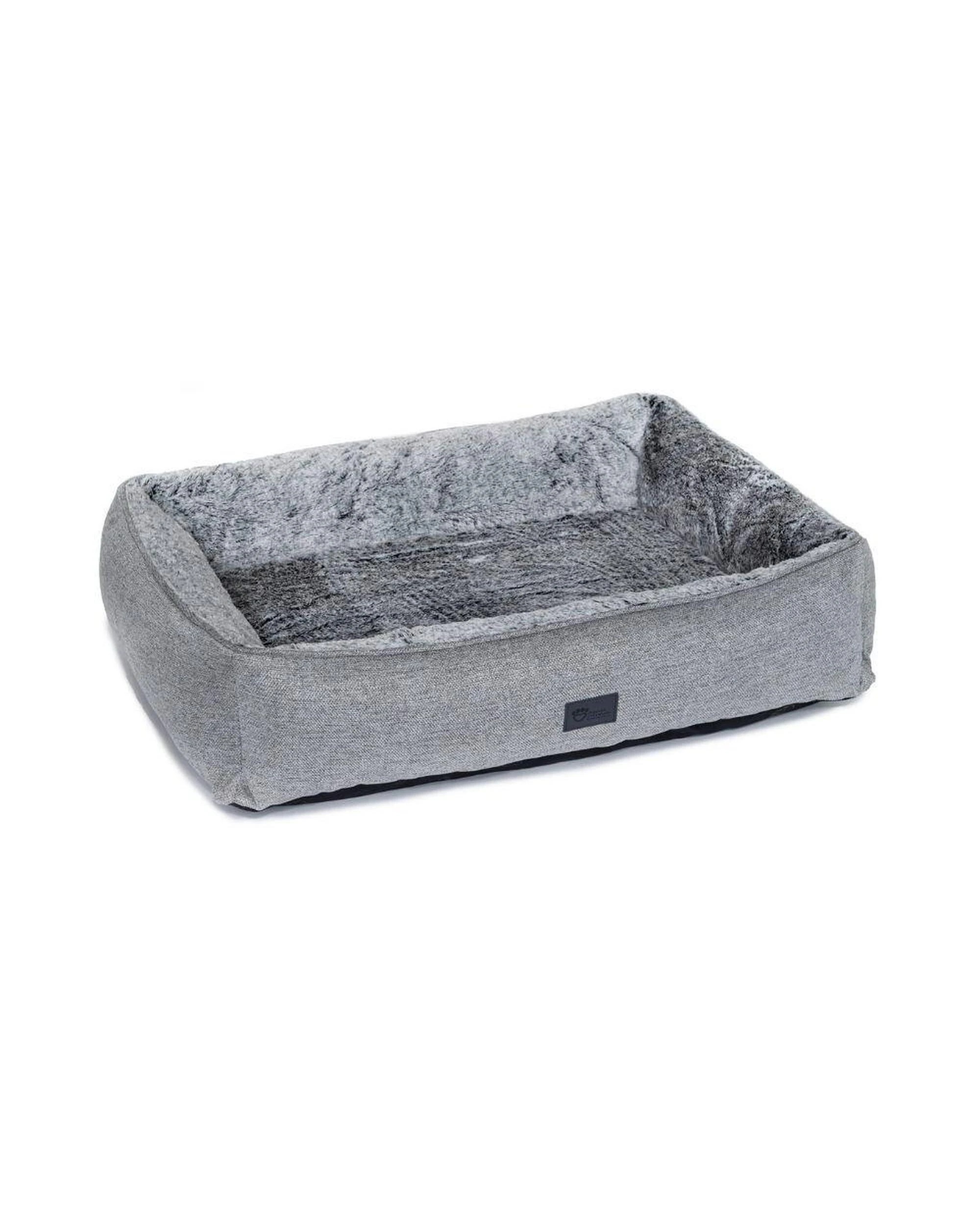 9 SUPERIOR PET GOODS Ortho Dog Lounger Orthopedic Foam Bed Machine Washable. - Grey, 9 of 10