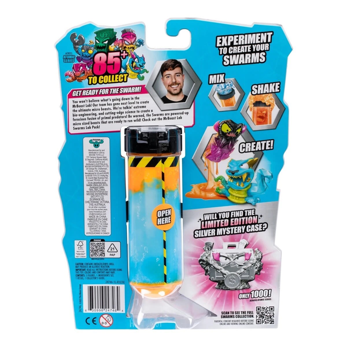 4 5 Pack MrBeast Lab Swarms Atomic Series Playset - Assorted, 4 of 4