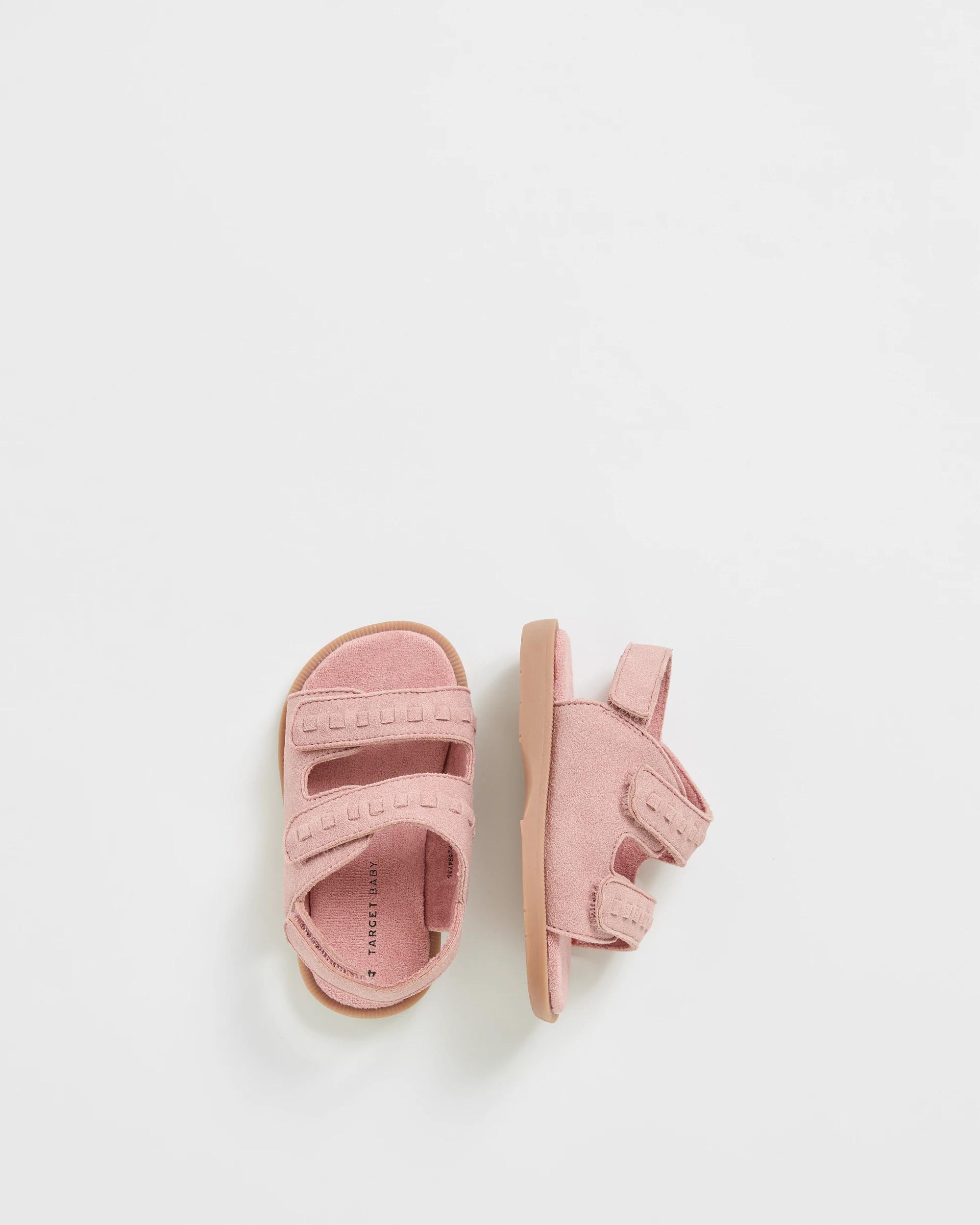 3 Target Baby First Walker Weave Sandals PINK, 3 of 3