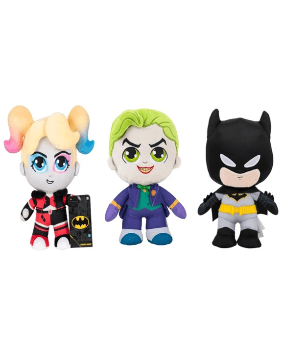 20cm Warner Bros DC Heroes and Villains Plush Toy - Assorted