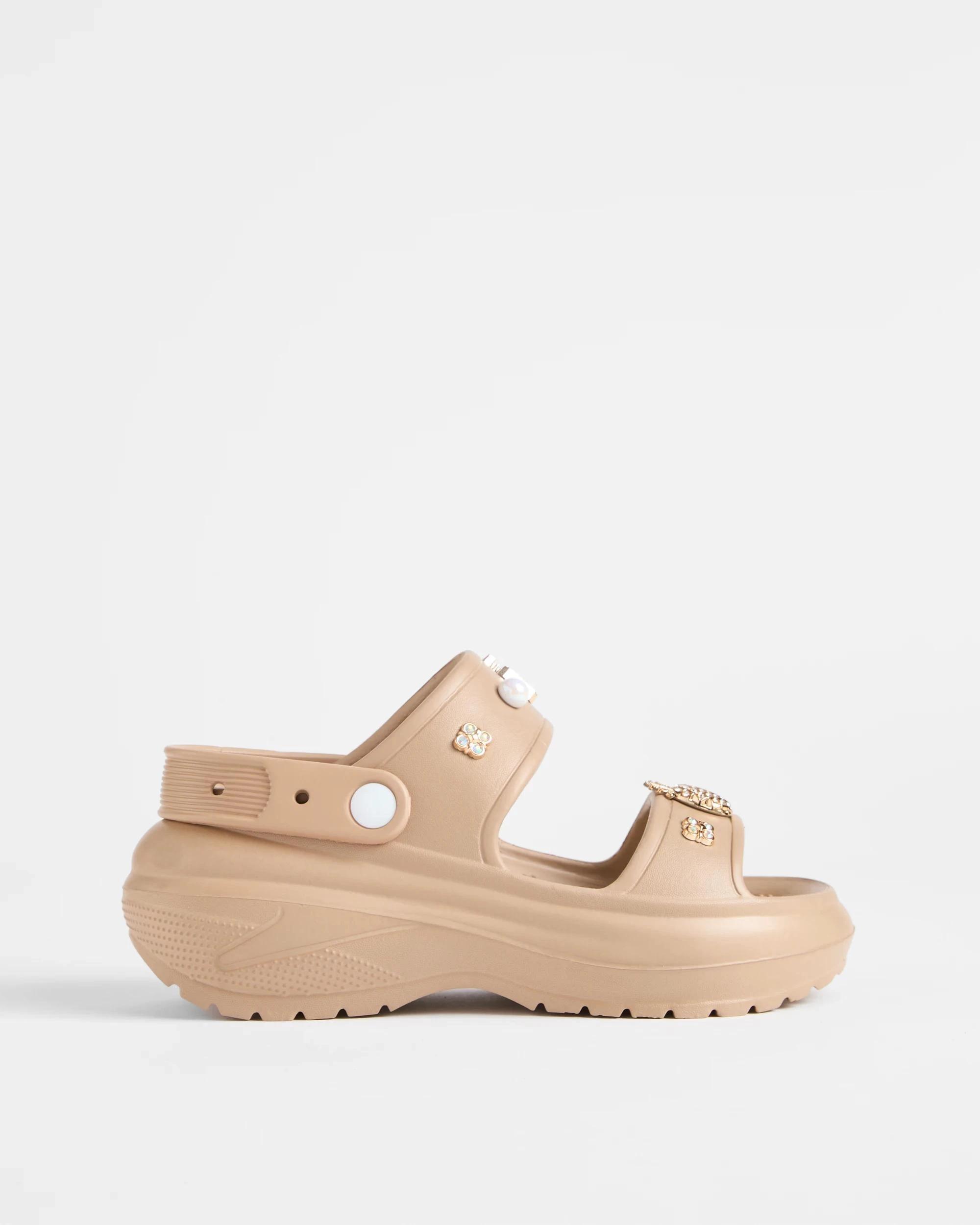 1 Target Womens EVA Clog with Charms BEIGE, 1 of 3