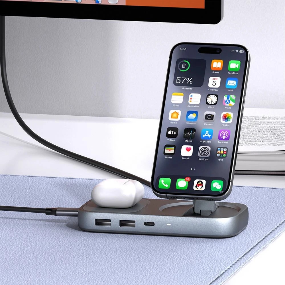 5 Comsol USB-C 4K HDMI Qi2 Docking Station, 5 of 5