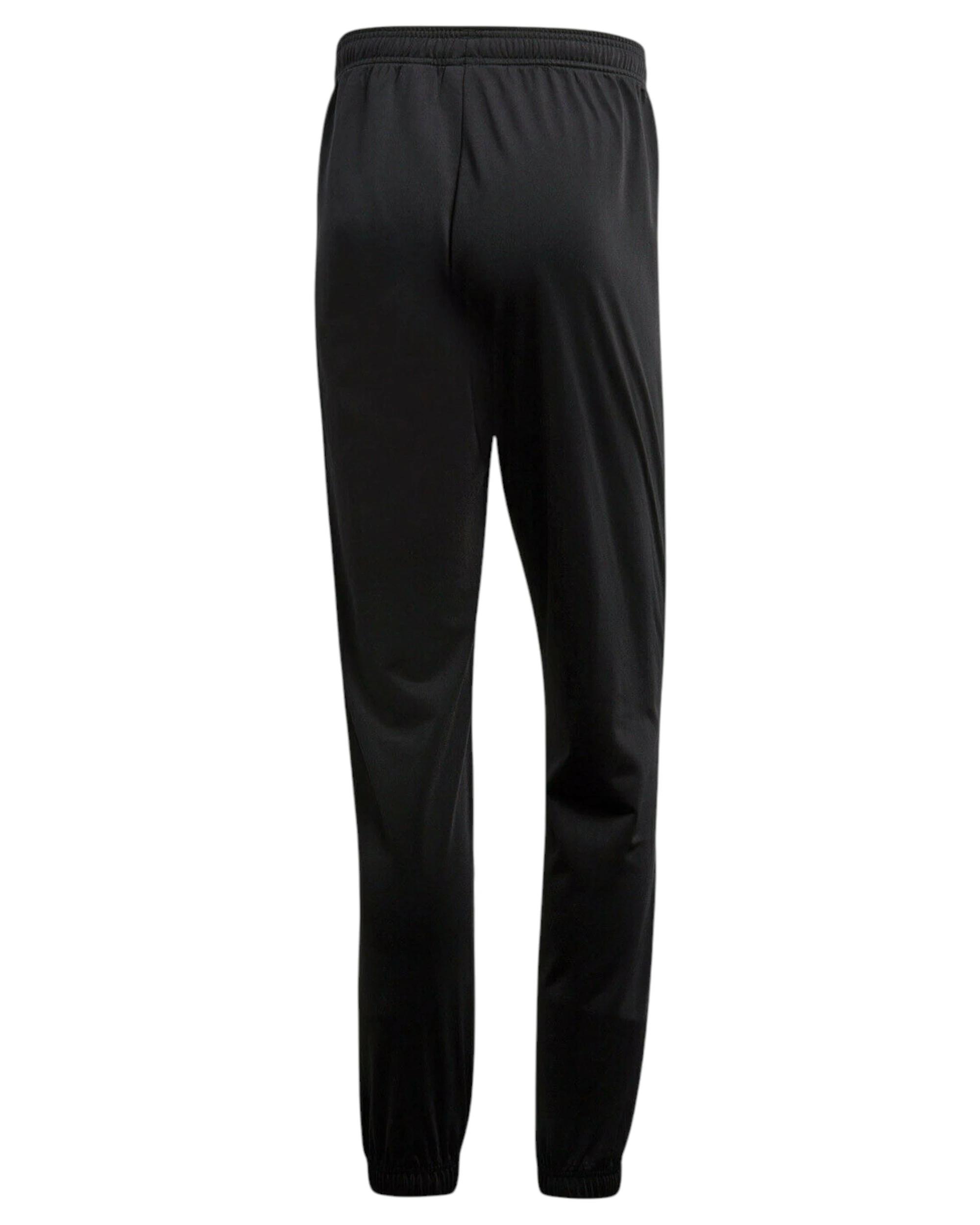 2 Adidas 3 Pack Mens Core 18 Tracksuit Bottoms Track Pants BLACK, 2 of 4