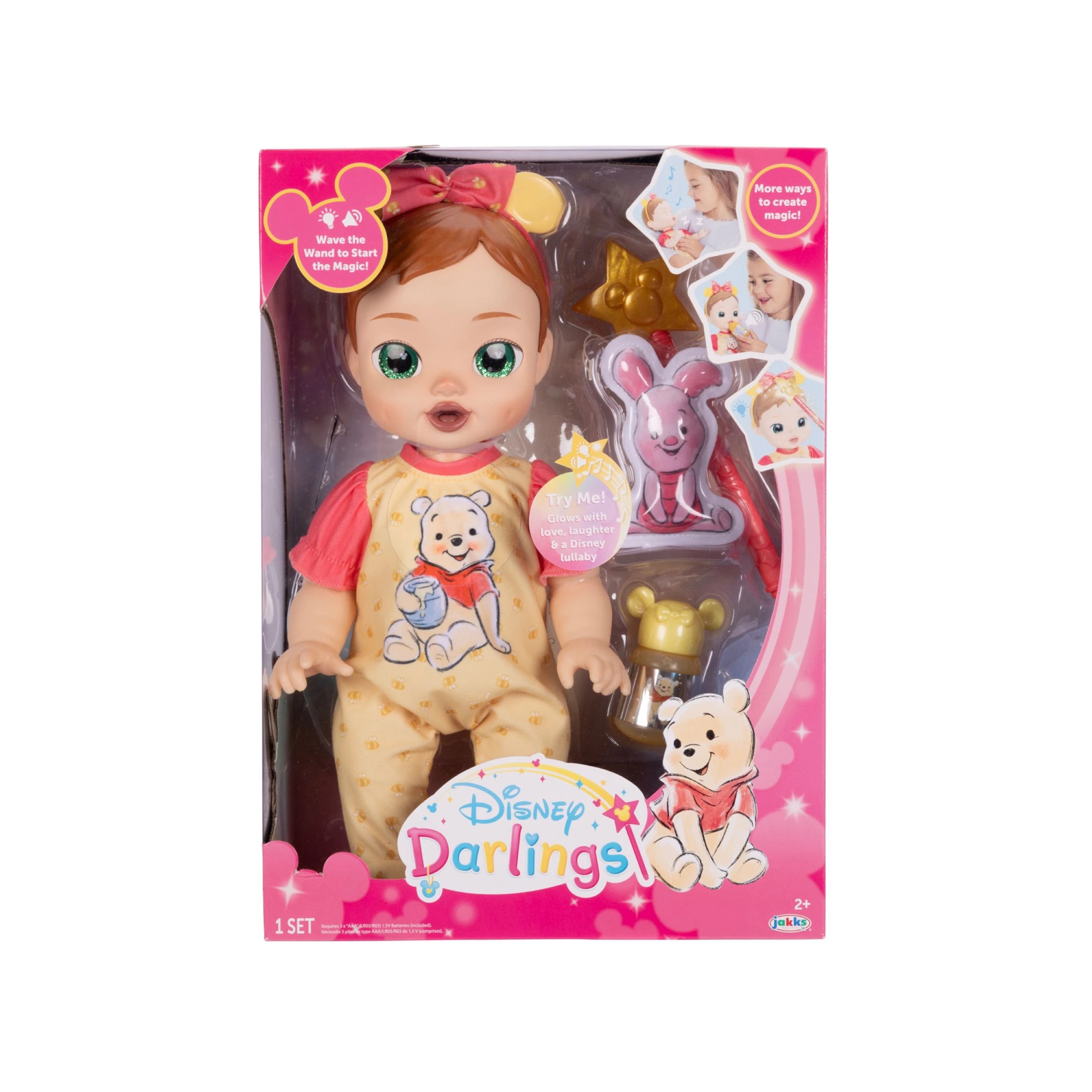 1 Disney Darlings Deluxe Feature Doll Pooh - Multi, 1 of 1
