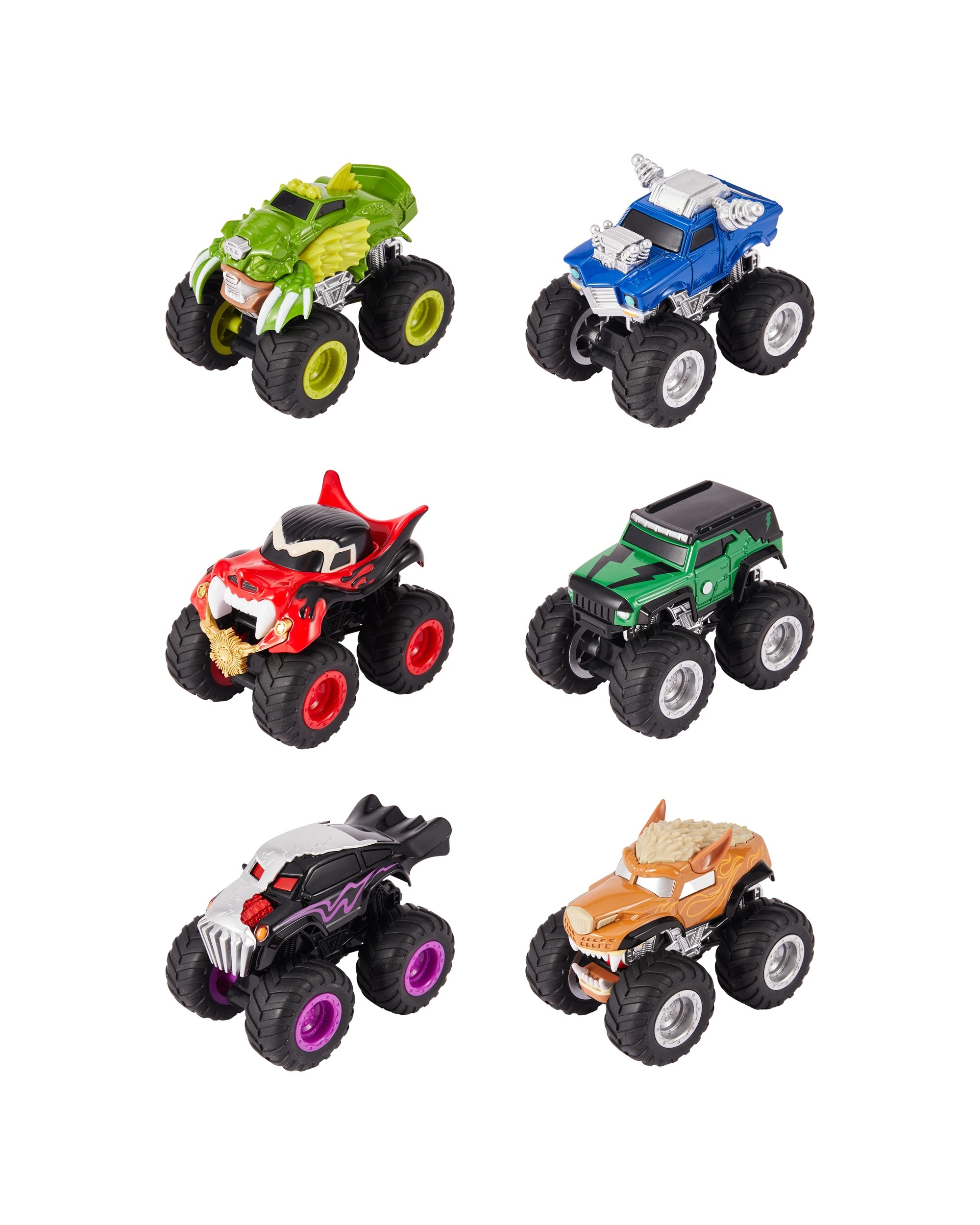 2 Universal Monster Rampage Rides 1:64 Die Cast Monster Truck - Assorted, 2 of 6