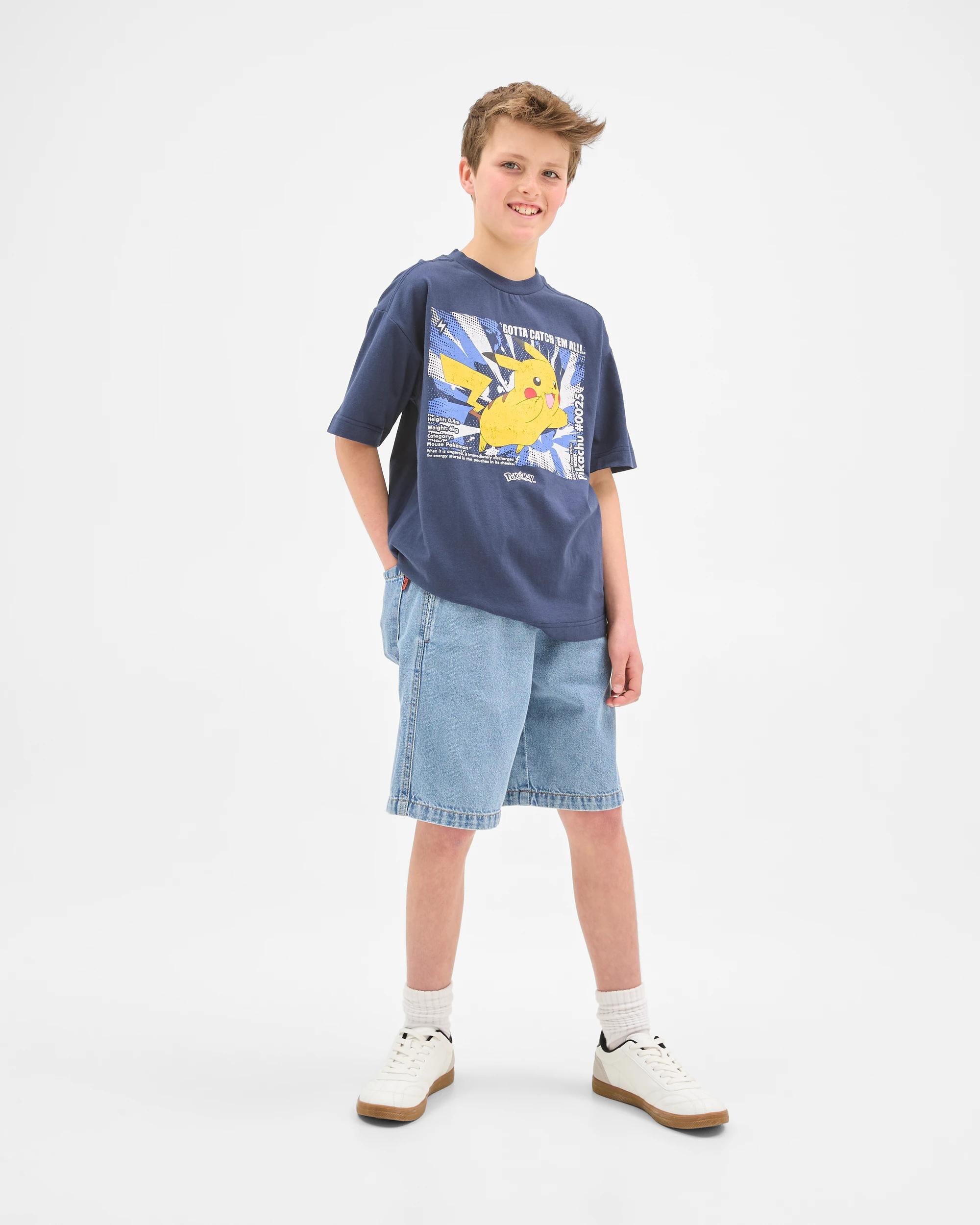 4 Pokemon Australian Cotton T-Shirt POKEMON BLUE, 4 of 6