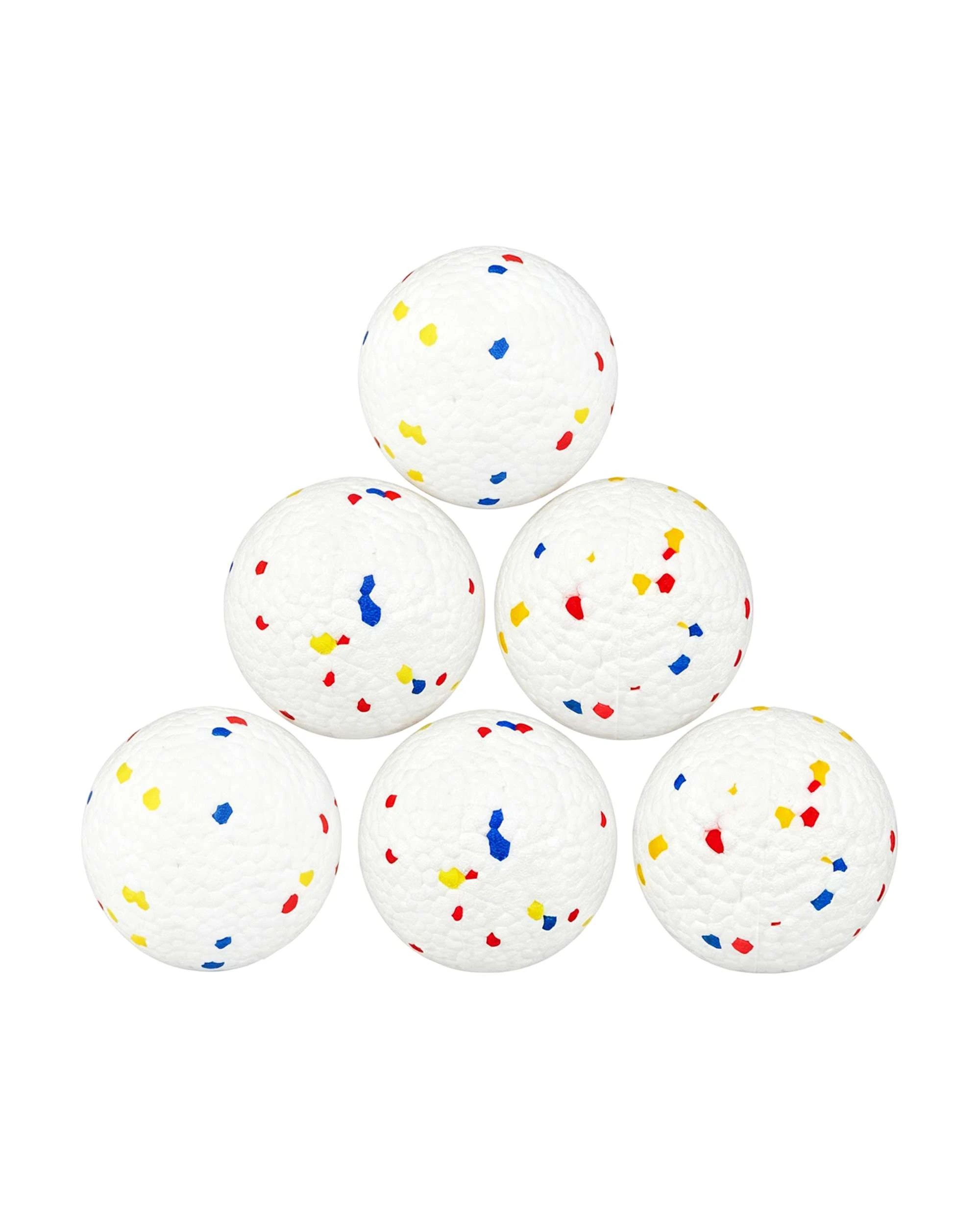 2 Advwin 6-Pack Pet Tennis Balls for Dog Ball Launcher ETPU Interactive Tennis Balls, 2 of 6