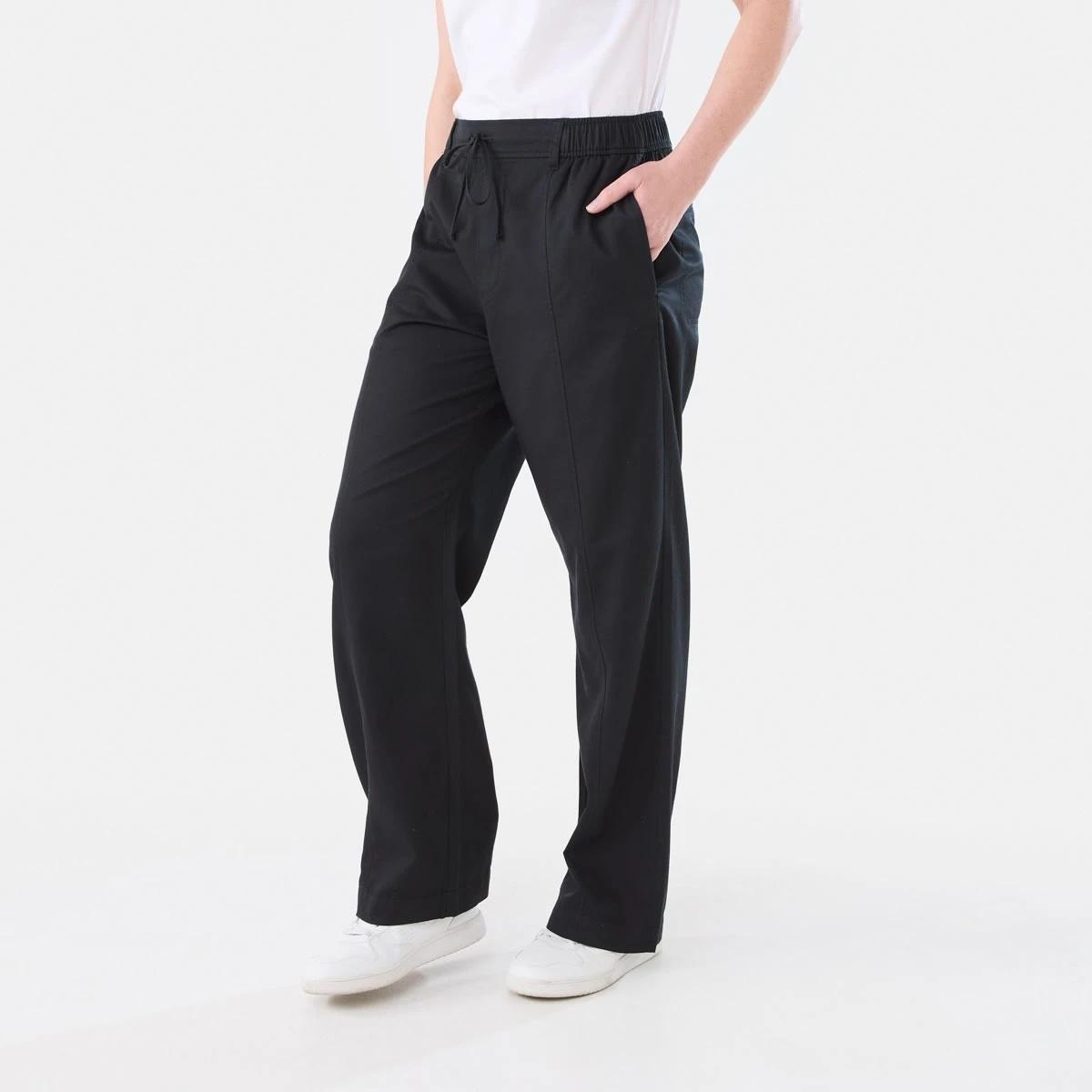 2 Relaxed Wide Leg Pants BLACK, 2 of 5