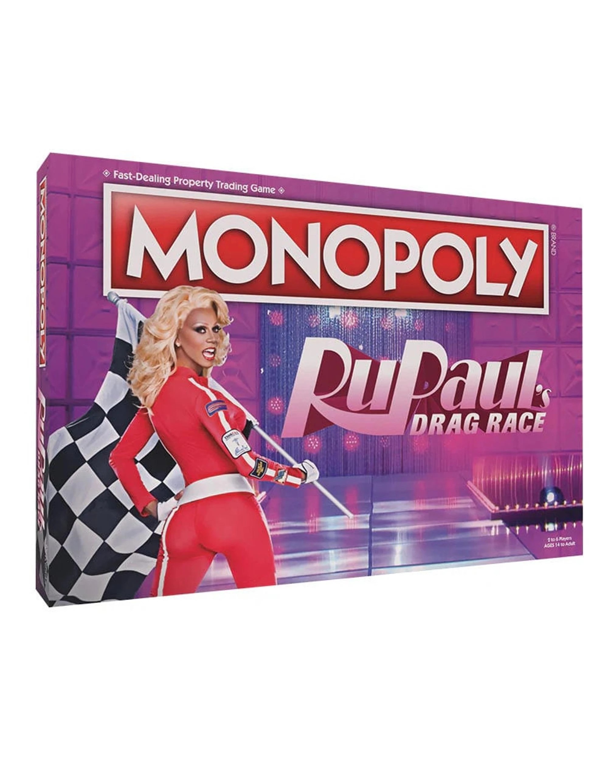 1 Winning Moves Monopoly RuPauls Drag Race Board Game, 1 of 8