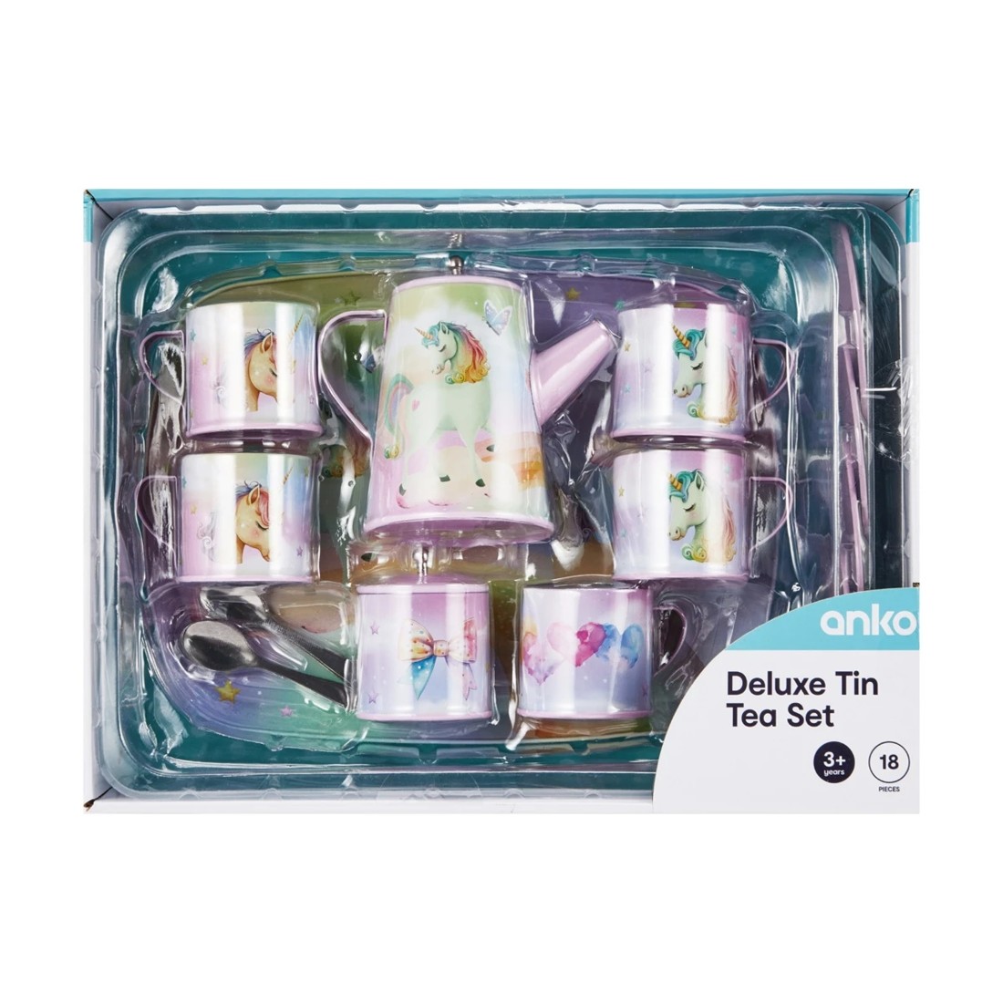 10 18 Piece Deluxe Tin Tea Playset, 10 of 10
