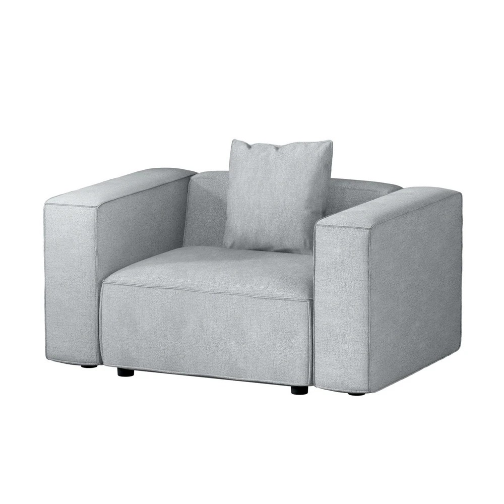 1 Artiss Modular Sofa Chaise Set 1 - Grey, 1 of 6