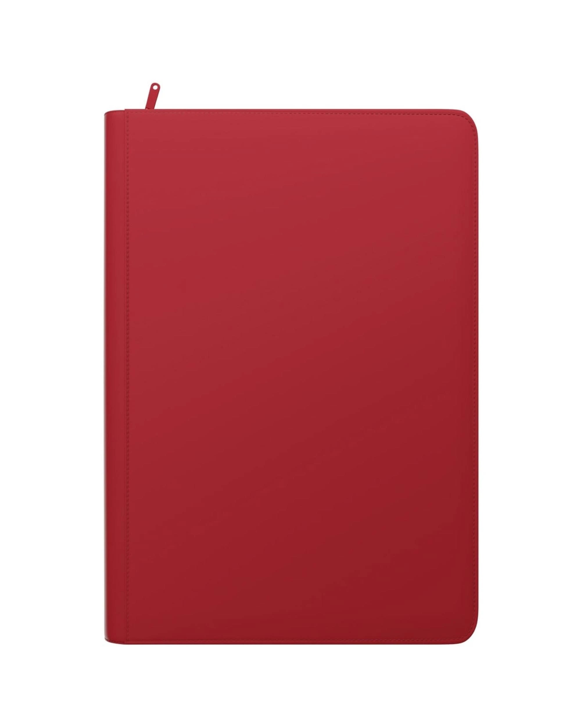 7 Palms Off Gaming Stealth 9 Pocket Zip Binder - Red, 7 of 8