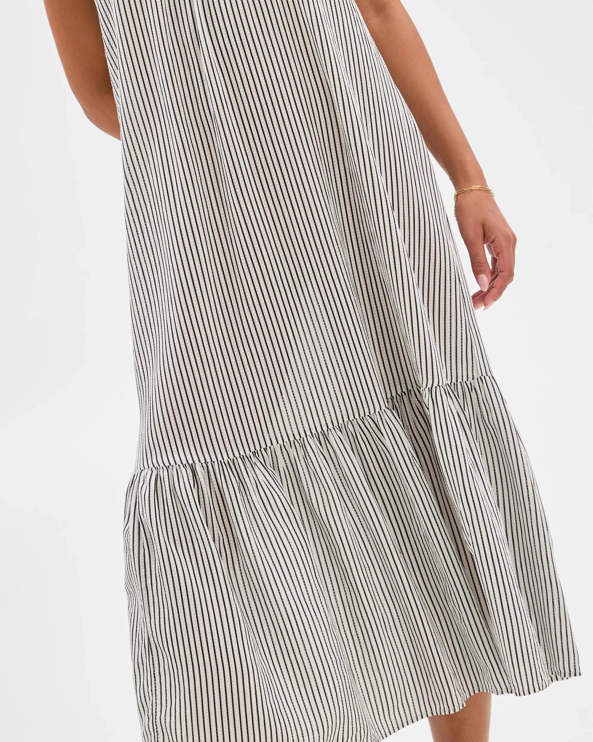 6 Target Resort Sleeveless Print Tiered Maxi Dress PRINT, 6 of 6