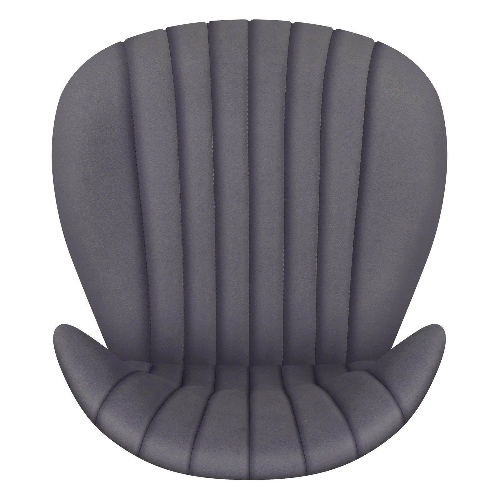 7 Alfordson 2x Bar Stools Gas Lift Air Leather Bar Chairs Kitchen Swivel - Grey, 7 of 10