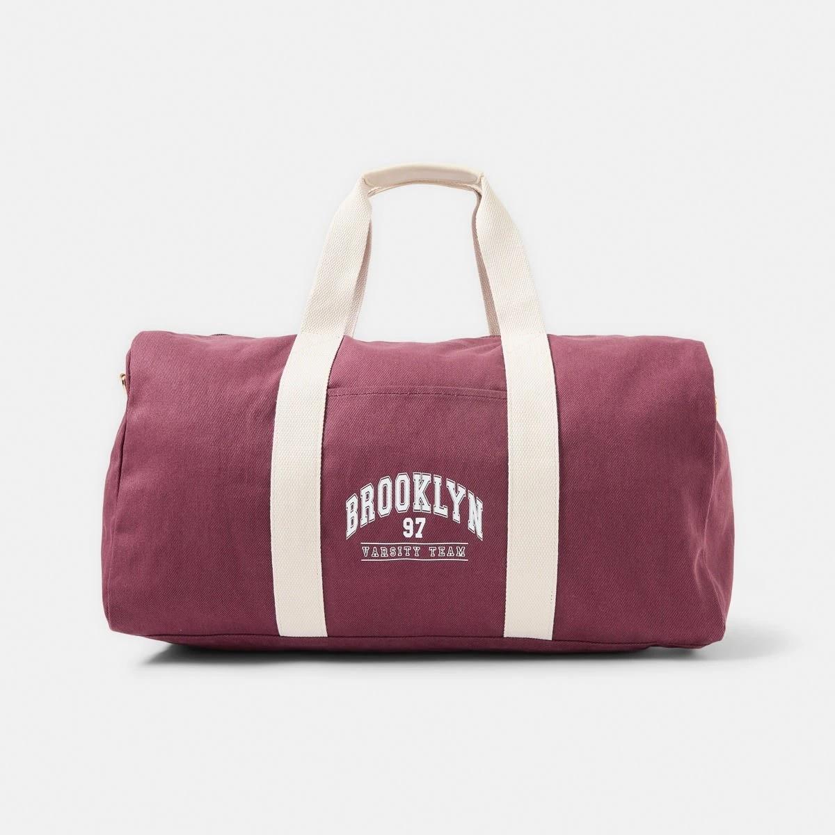 1 Canvas Weekender Bag Varsity, 1 of 5