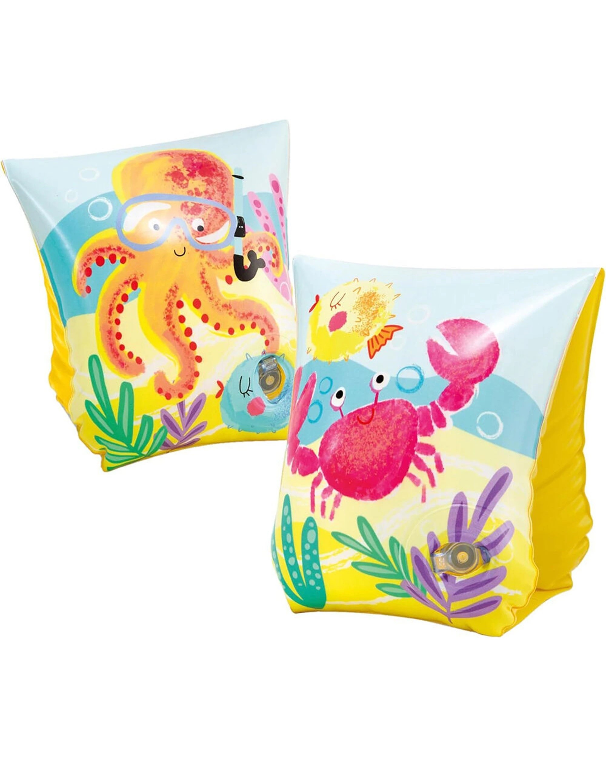 2 Intex 3PK Tropical Buddies Inflatable Kids/Childrens Arm Bands 3-6y+ - Multi, 2 of 4