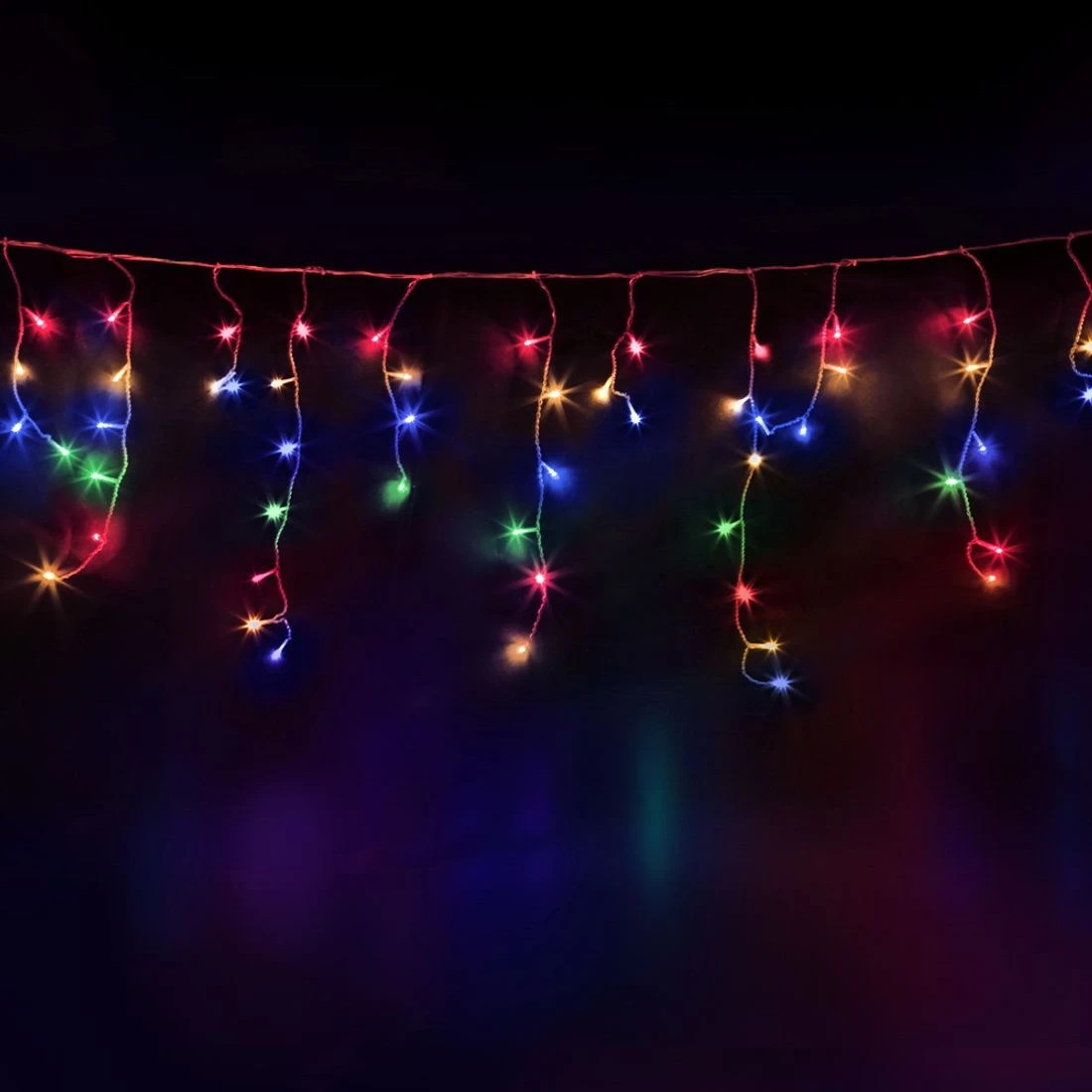 2 Jingle Jollys 32m Christmas Lights Icicle String Light 960 Led Durable Space Saving Modern Decor Easy Assembly - Multi, 2 of 7