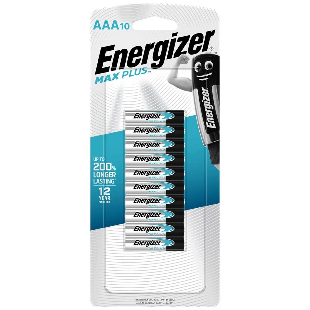 1 Energizer MAX Plus AA Alkaline Batteries 10 Pack, 1 of 9