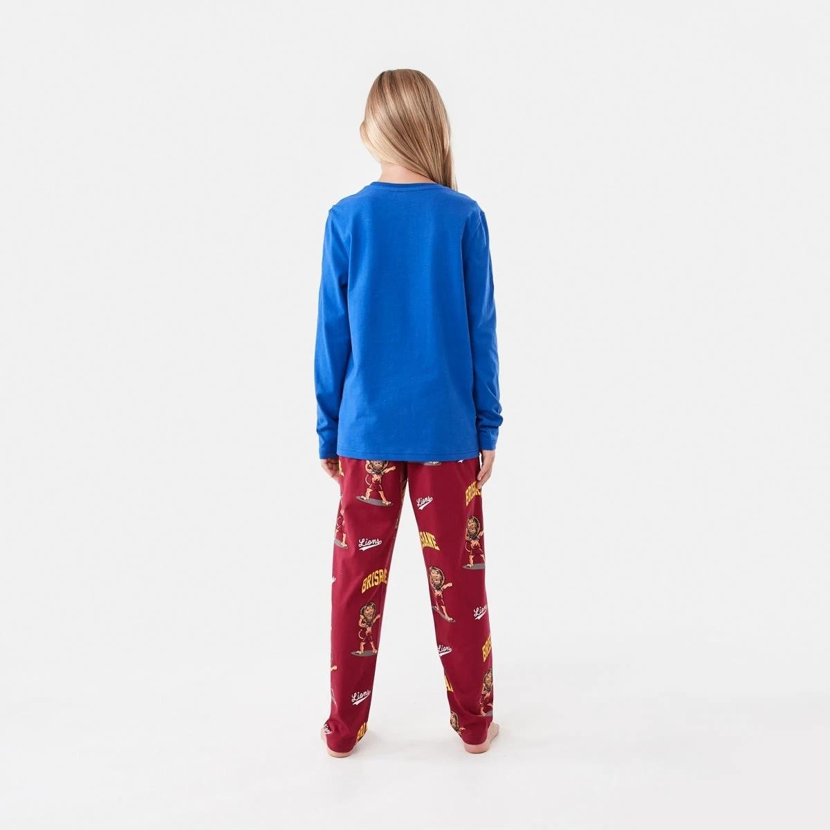 2 Official AFL Kids Pyjama Set Brisbane, 2 of 9