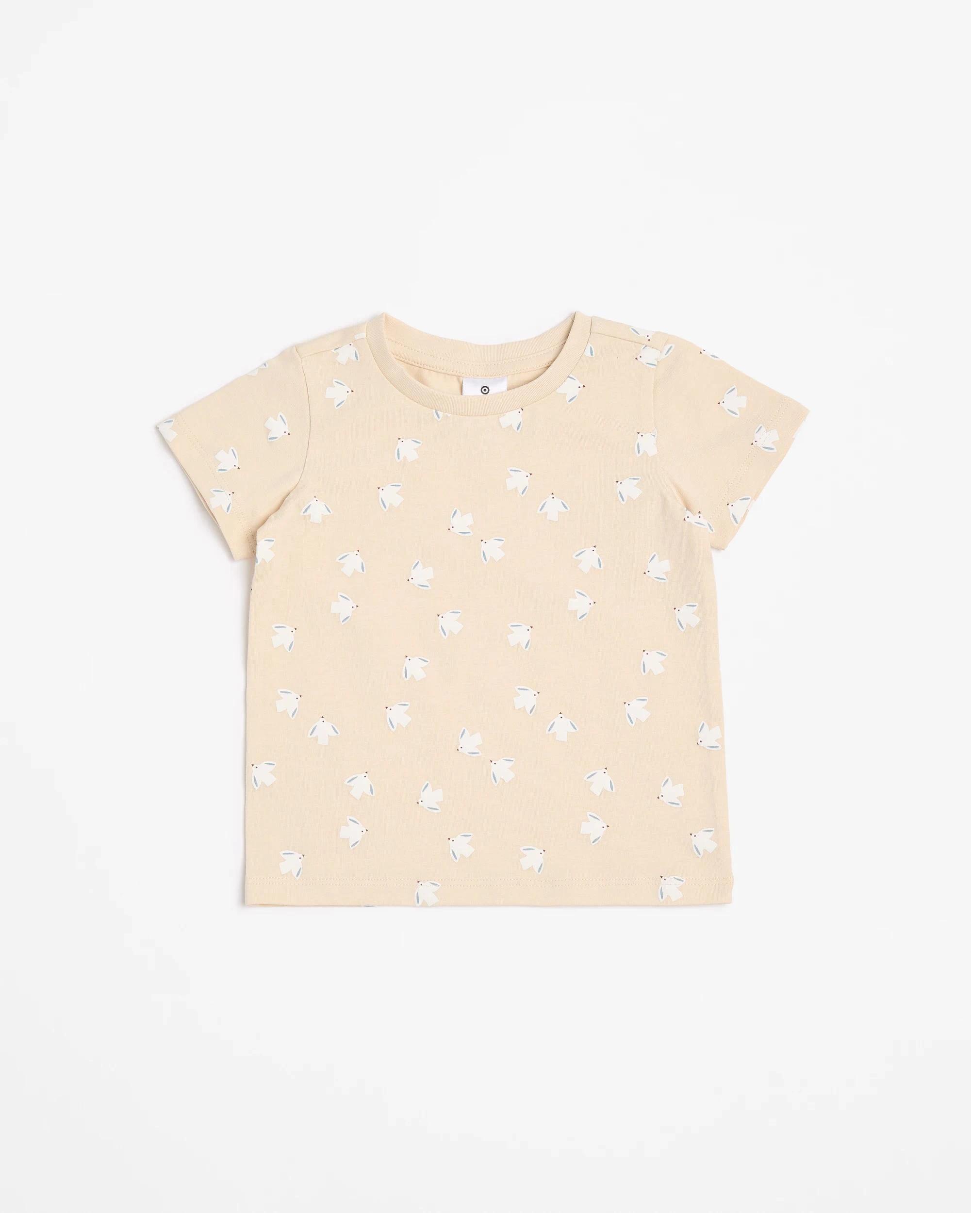 2 Target Baby Organic Cotton Print T-shirts 3 Pack BIRDS, 2 of 5