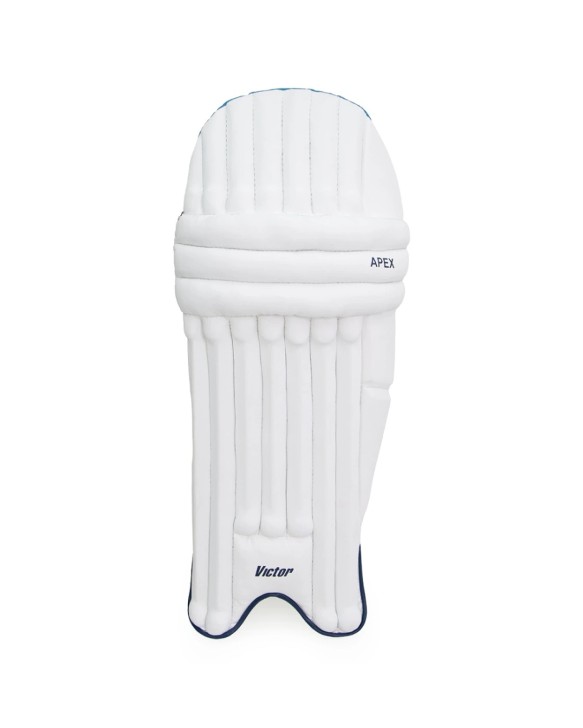 1 Victor Sports Apex Cricket Batting Pads EVA Kapok Traditional Knee Adult - White, 1 of 3