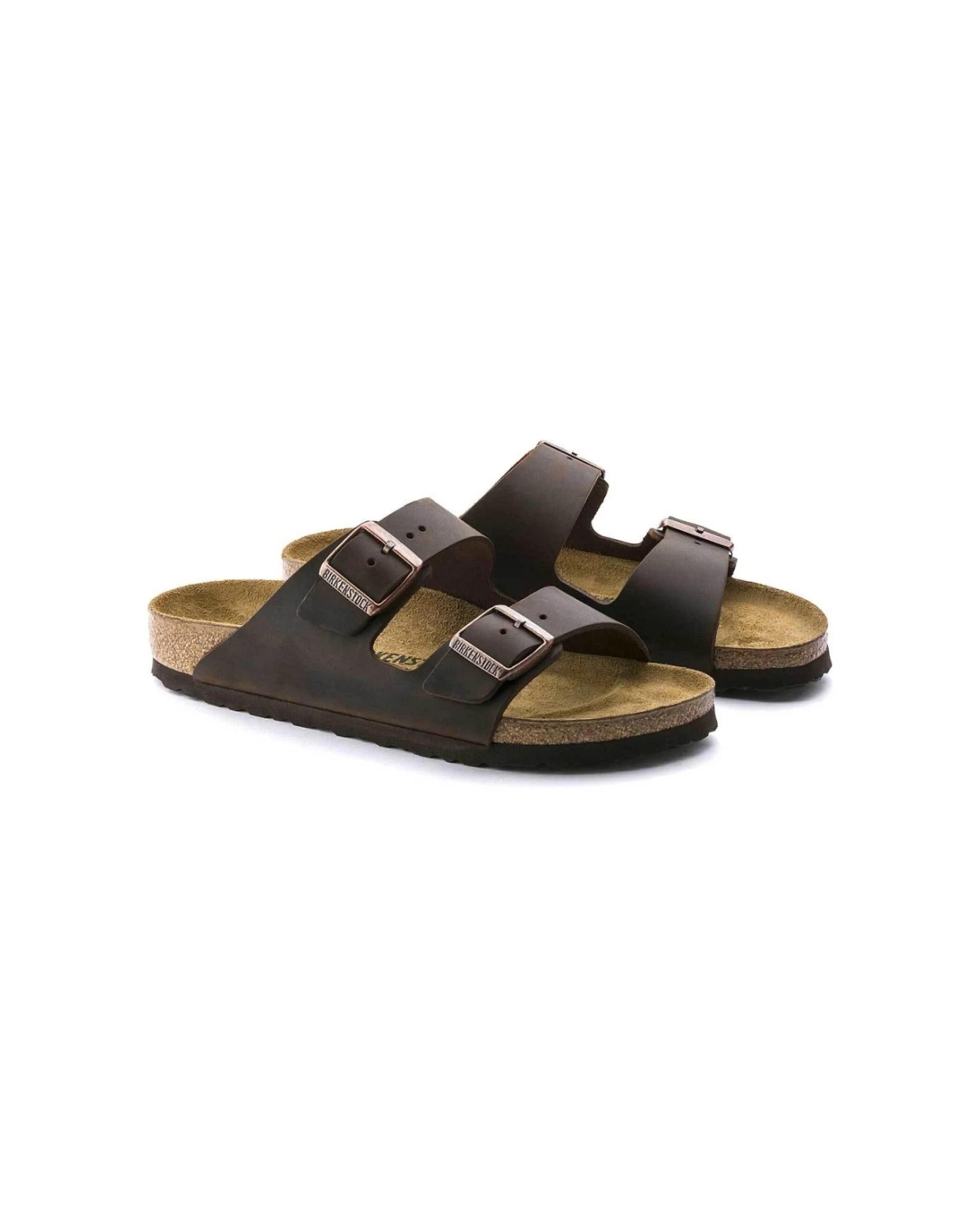 4 Birkenstock Arizona Oiled Leather Sandals Narrow Width HABANA, 4 of 4
