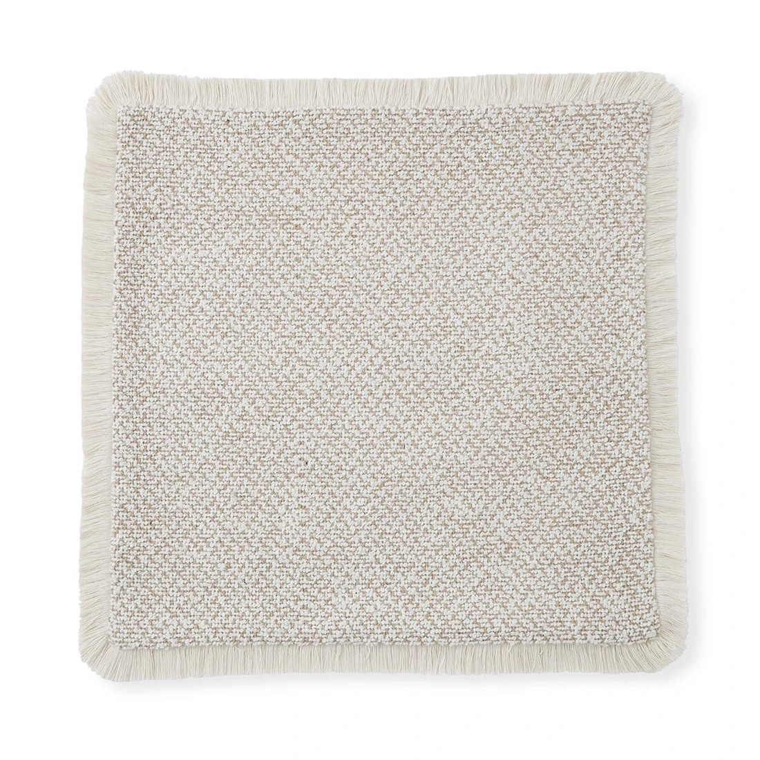 4 50cm Fringed Cushion Cover - Beige, 4 of 9