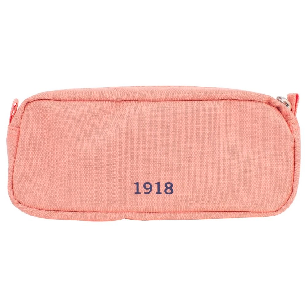 3 Milan Double Zip Pencil Case Salmon, 3 of 4