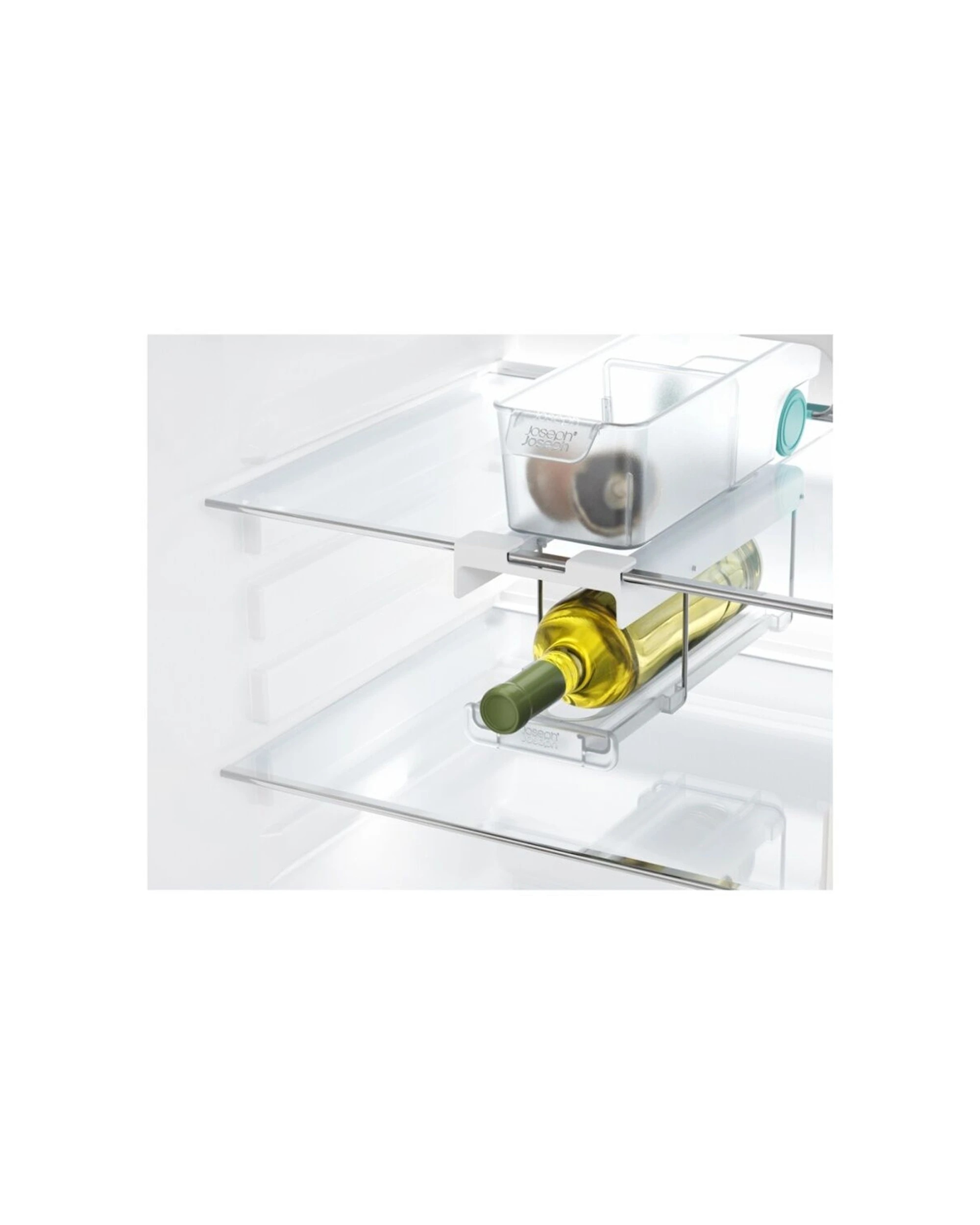 7 Joseph Joseph FridgeStore Under-Shelf Bottle Holder Fridge Organiser - White, 7 of 7