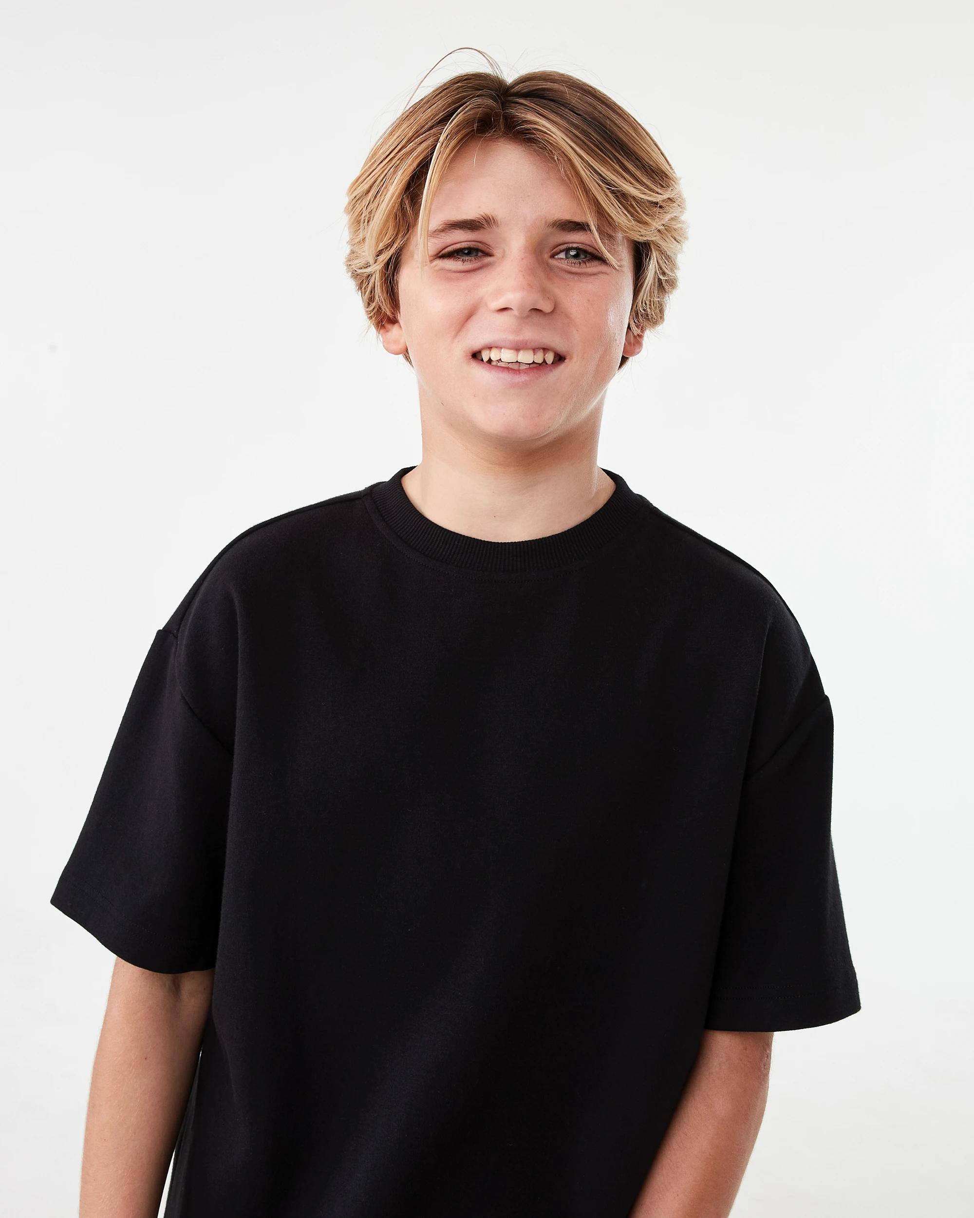 3 Interlock T-shirt Black, 3 of 6