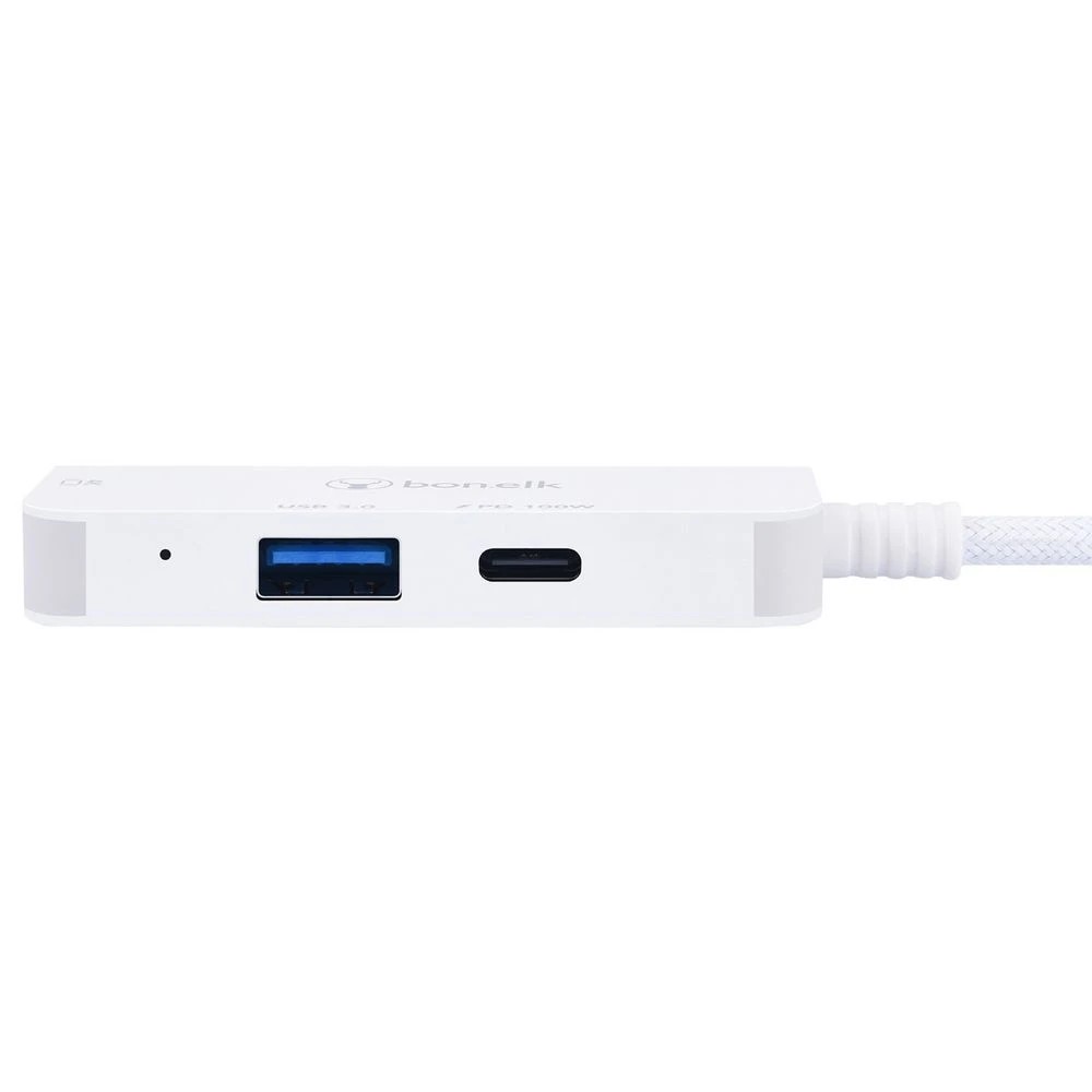 3 Bonelk USB-C 3-in-1 Multiport Hub White, 3 of 6