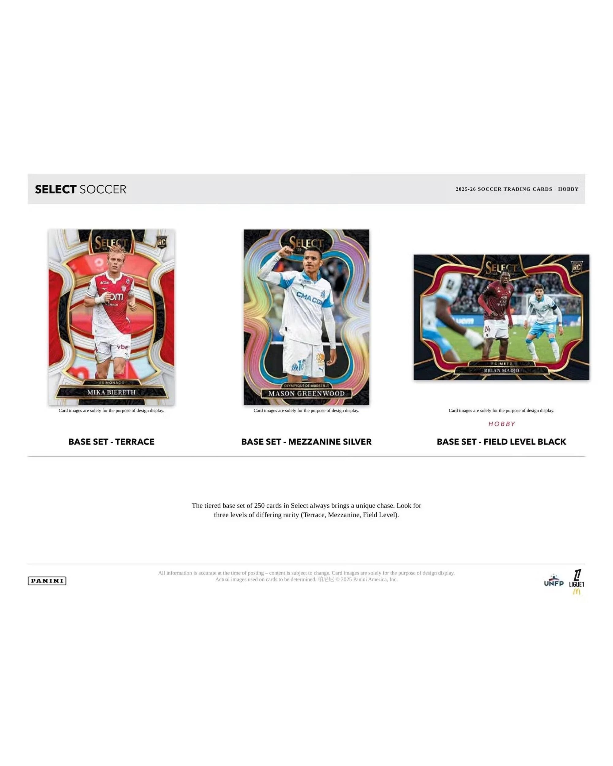 3 Panini 2025/2026 Prizm Select Ligue 1 Soccer H2 Pack, 3 of 9