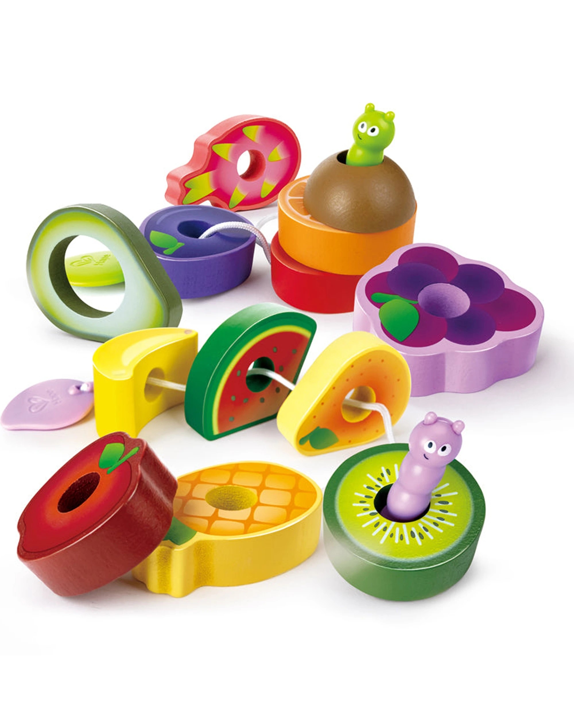 1 Hape Caterpillar Fruit Feast Set Kids Toddler Interactive Pretend Play Toy - Multi, 1 of 3