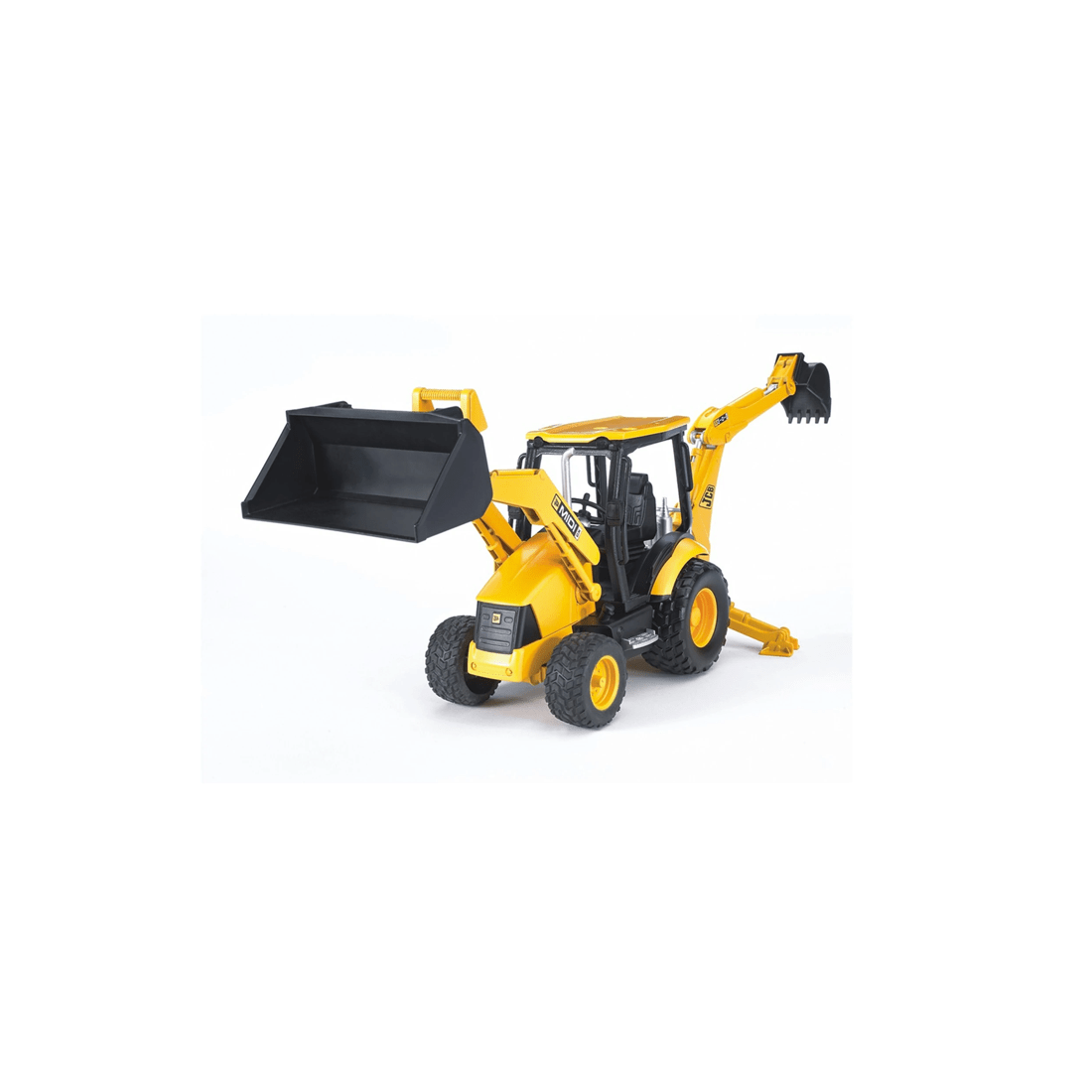 5 Bruder Jcb Backhoe Loader Toy 1 16 Scale 34cm Kids Construction Vehicle Age 3 Plus - Yellow, 5 of 5