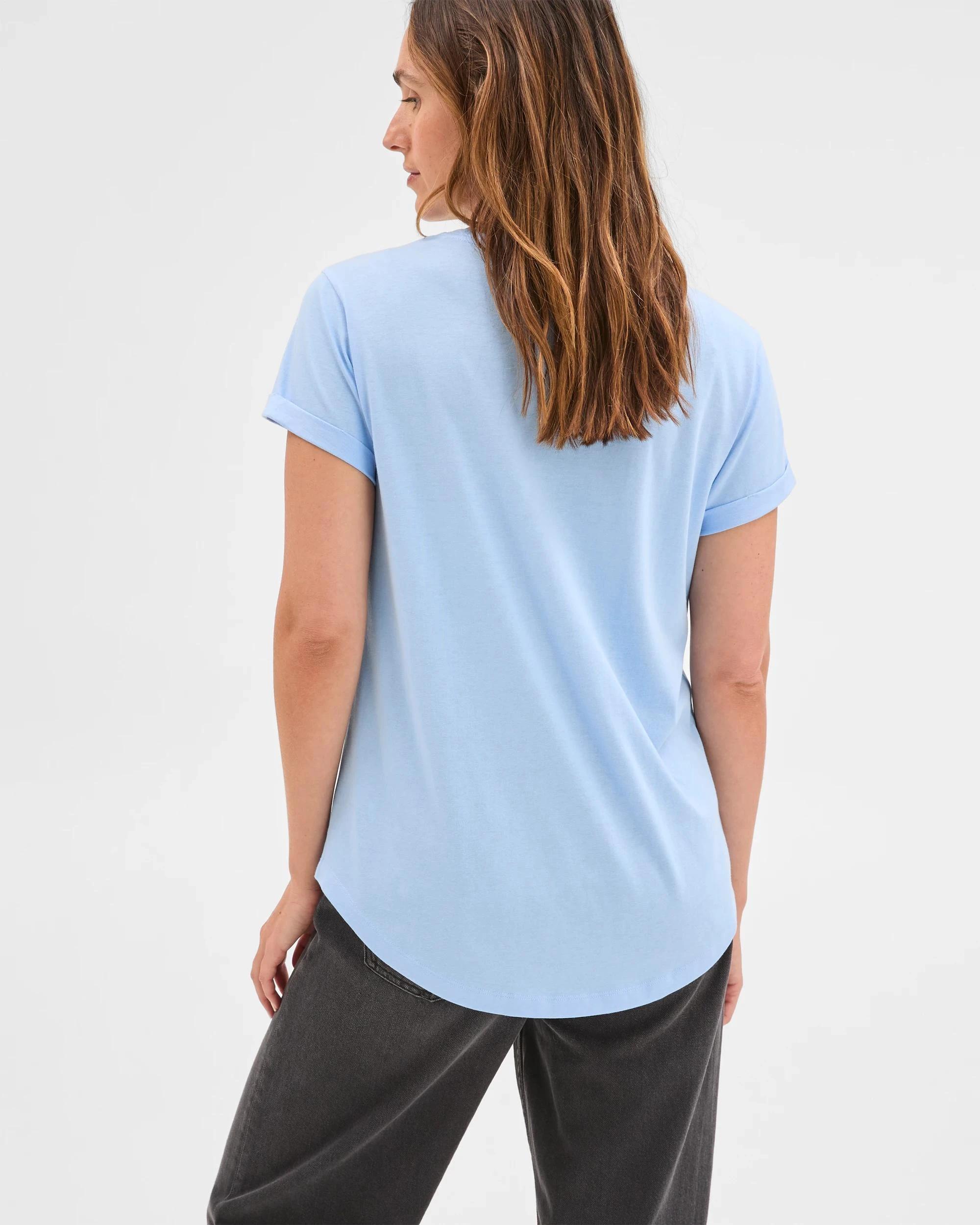 6 Target Cotton/Modal Relaxed Crew T-Shirt OPEN AIR, 6 of 6