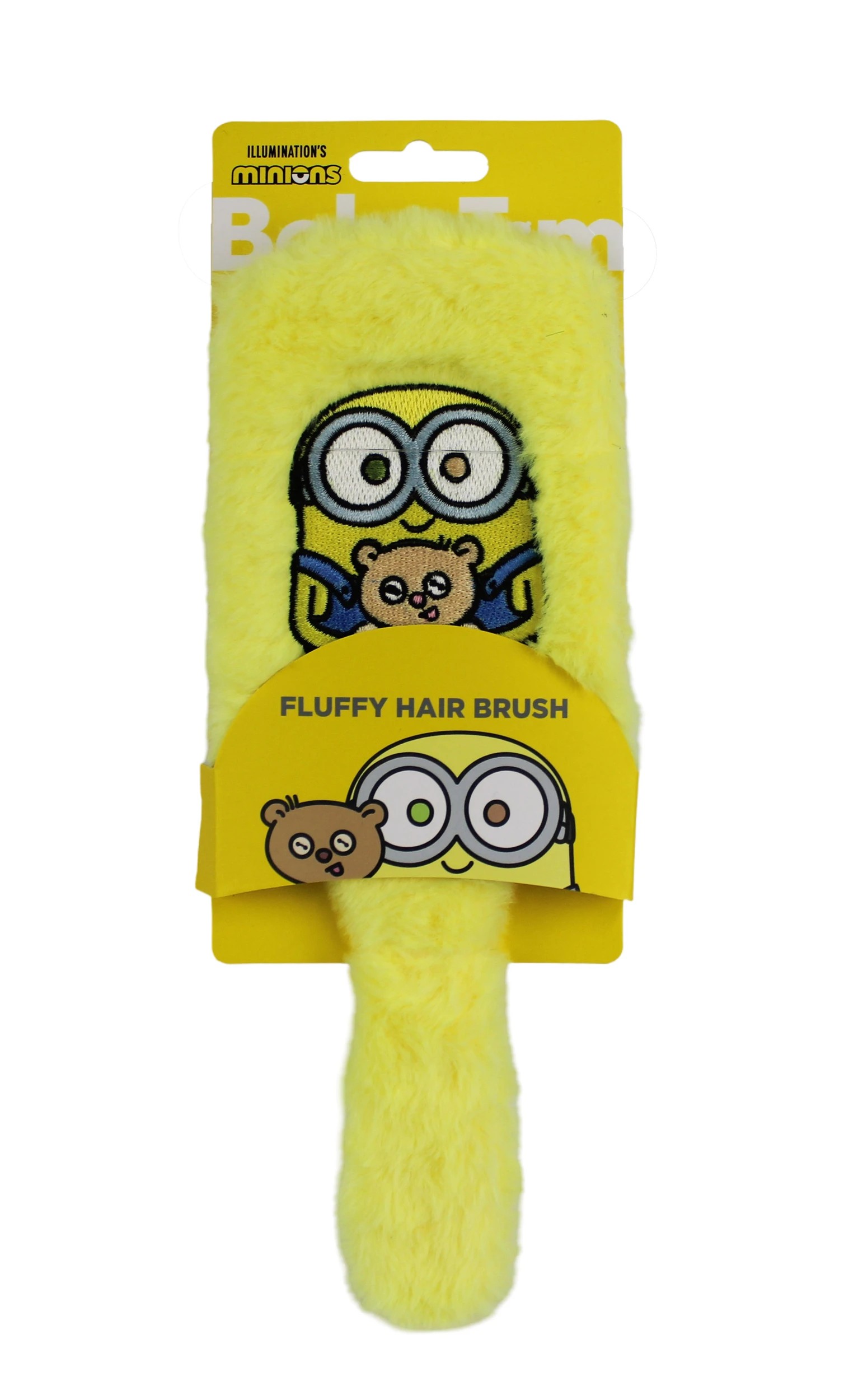 3 Illumination's Minion Fluffy Hair Brush, 3 of 4