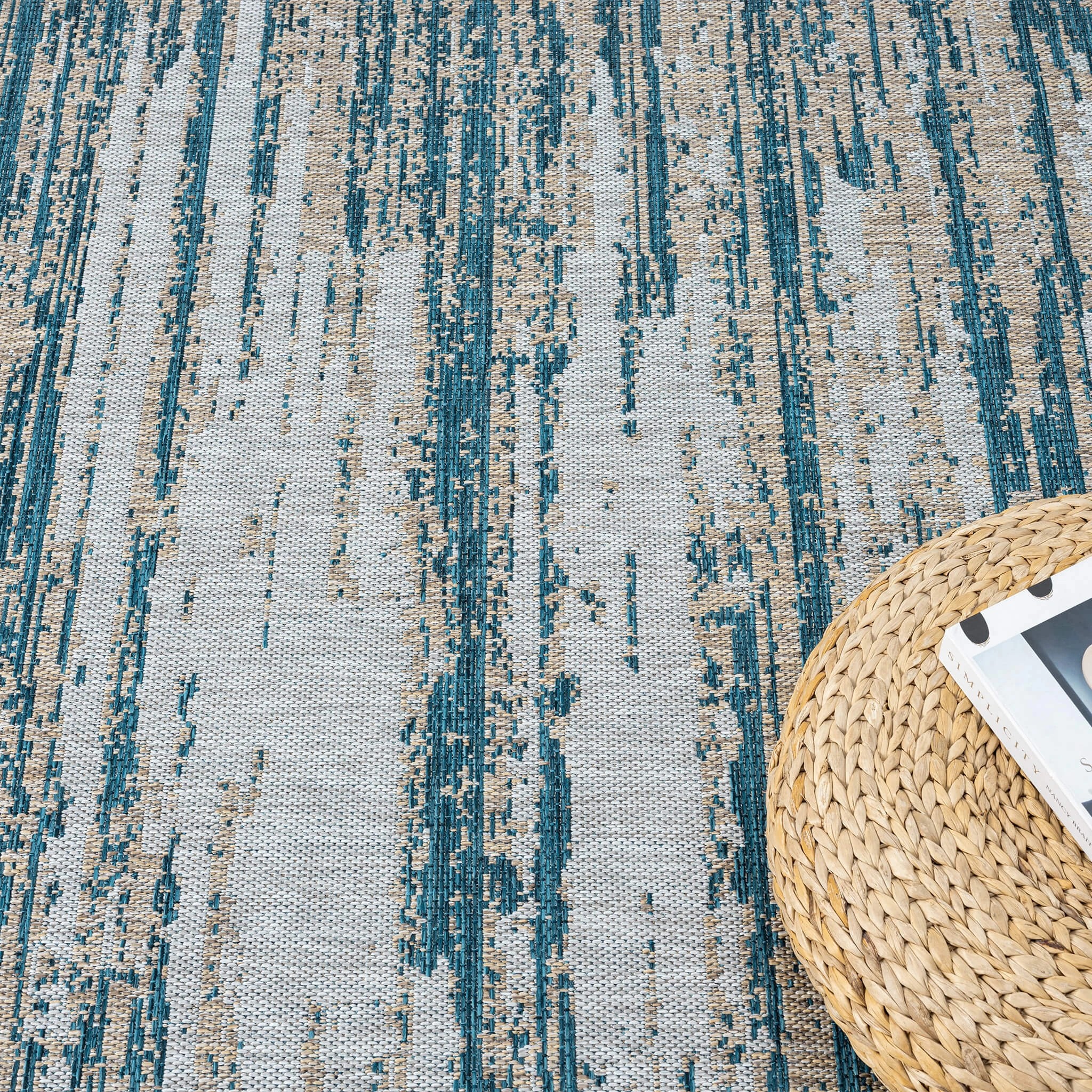 3 La Grace Home Cascade Premium Rug - 200x290cm - Indigo, 3 of 10