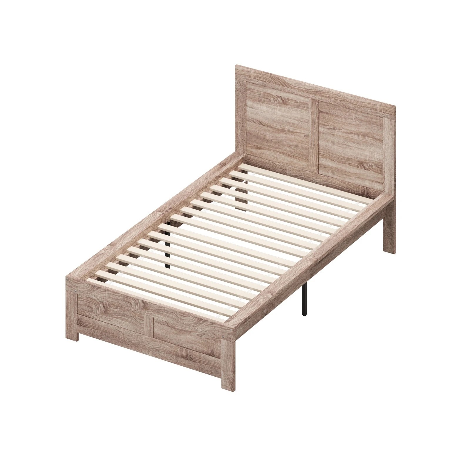 9 Oikiture Bed Frame King Single Size Wooden Bed Platforms NEO - Natural, 9 of 10