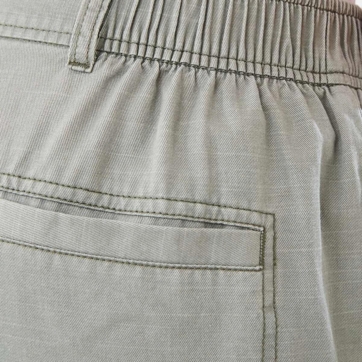 4 Relaxed Wide Leg Pants LIGHT KHAKI, 4 of 5