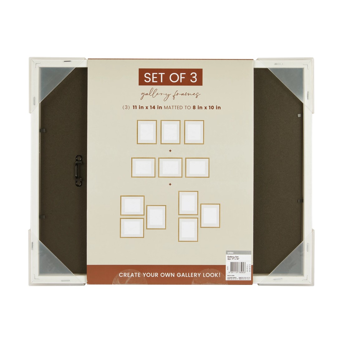 6 3 Piece Gallery Set - Oak, 6 of 6