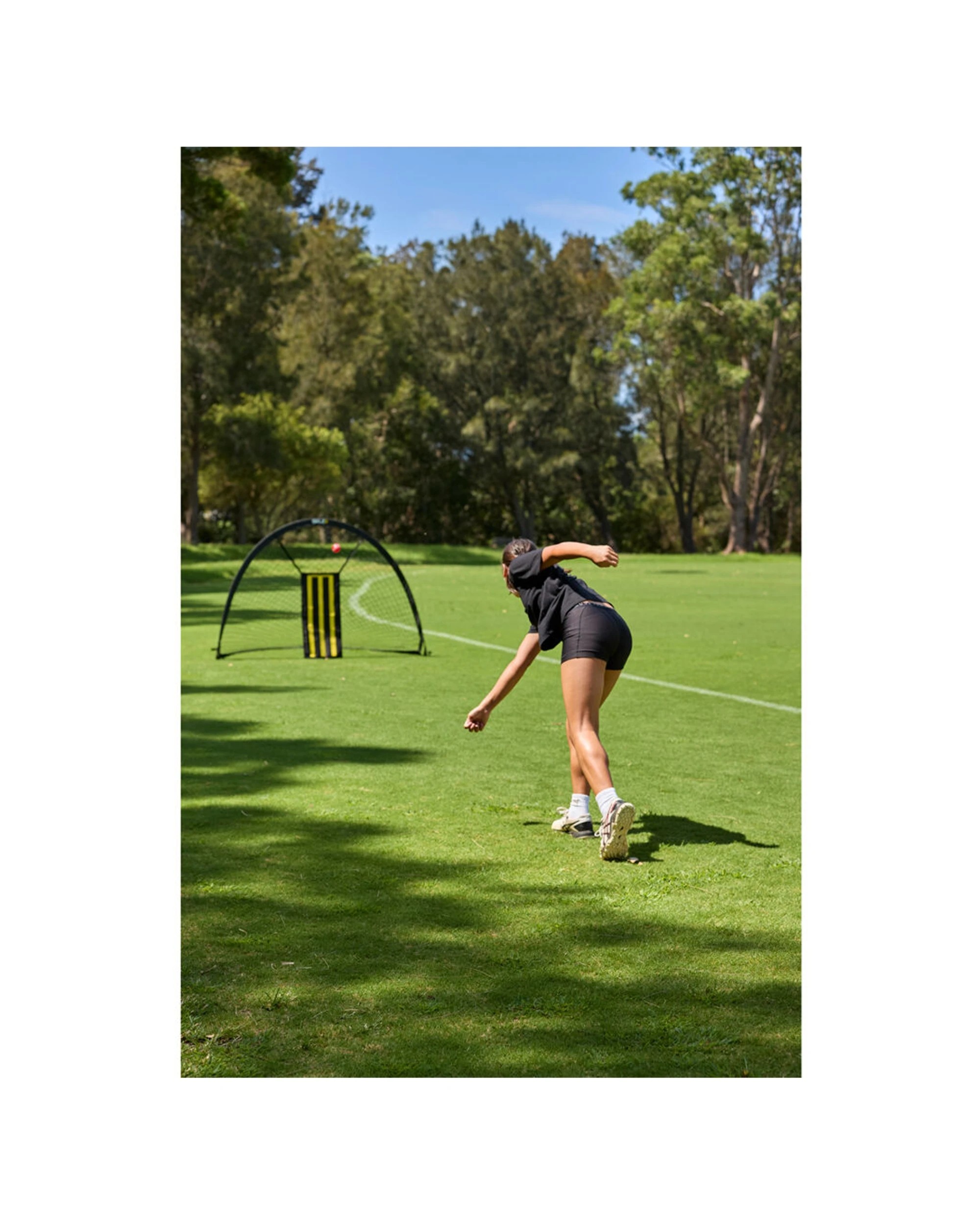 8 Sklz 2PK Pop-Up Cricket Training Net with Practice Stumps 6ft Quick Setup - Multi, 8 of 8