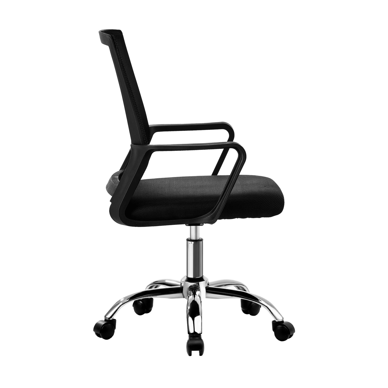 6 Oikiture Home Office Desk and Chair Set - Black, 6 of 8