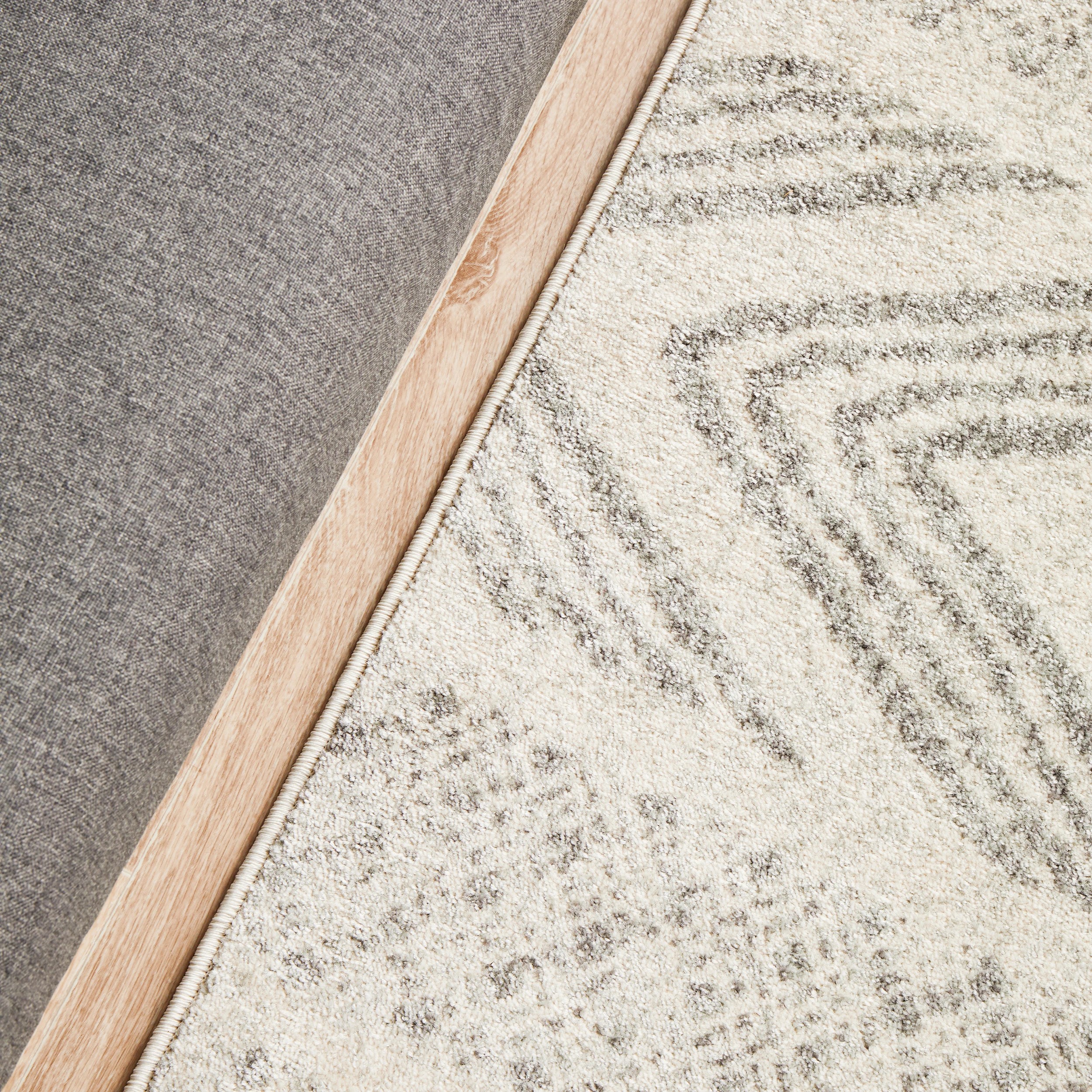 8 Common Ground Rugs Phantom 359 400x80cm - Large Runner Rug - Silver, 8 of 8